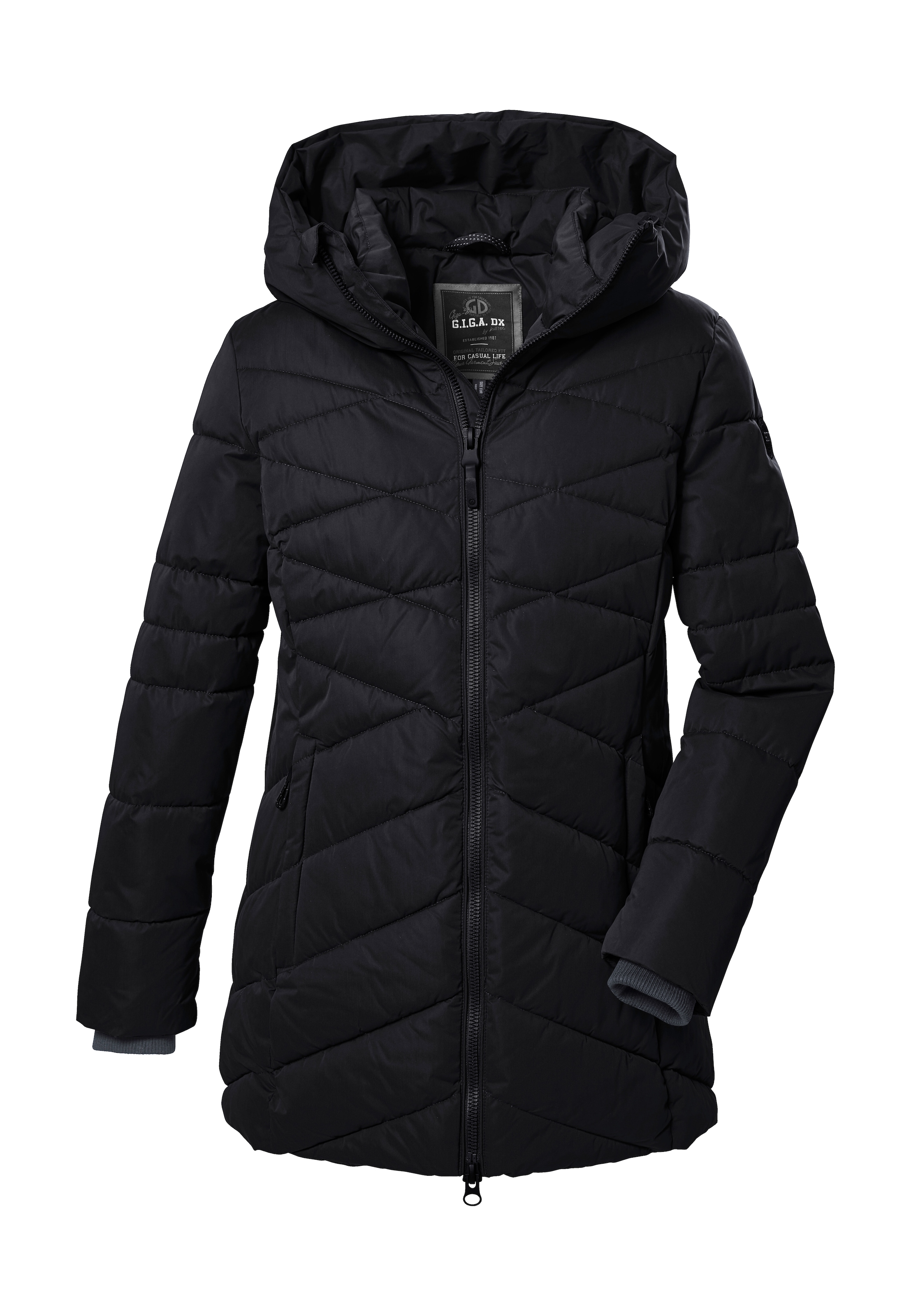 G.I.G.A. DX by killtec Steppjacke »GW 16 WMN QLTD JCKT« Modische, wasserabweisende Damenjacke mit Kapuze, recyceltes Material