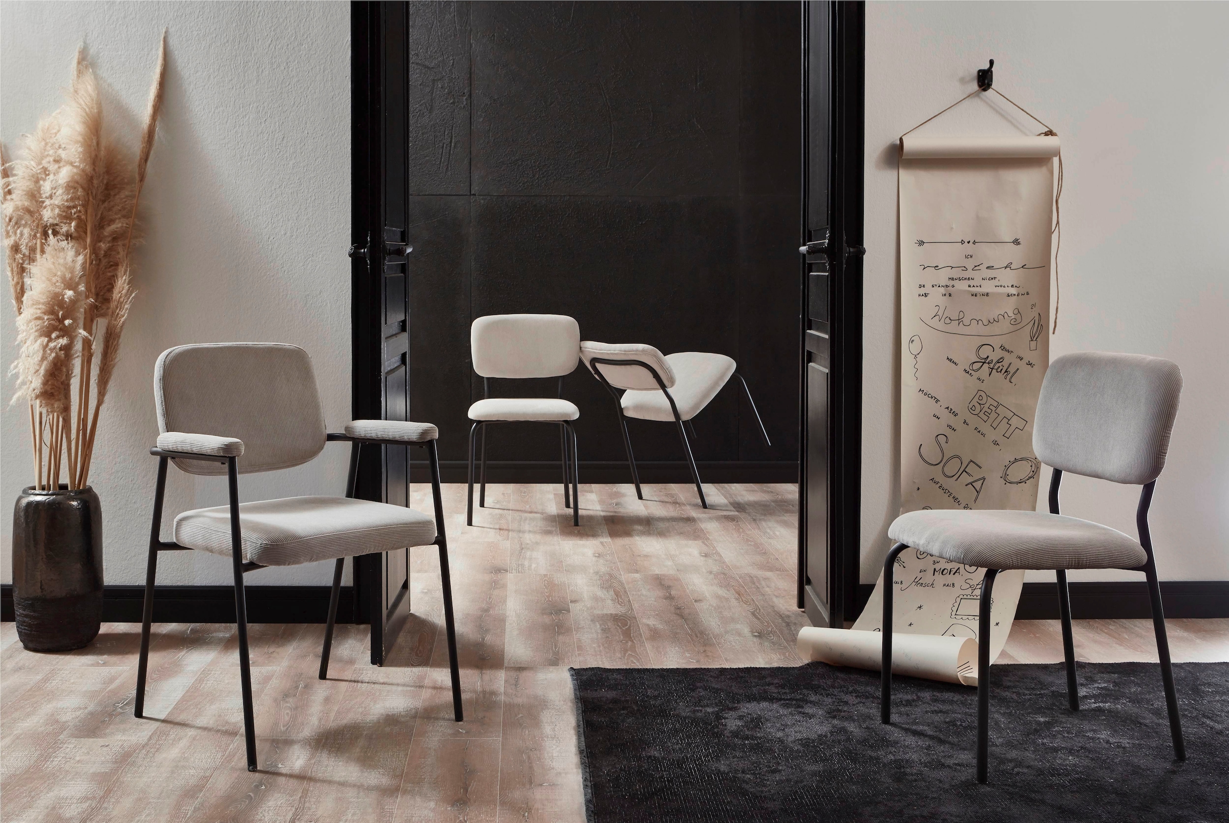Home affaire Esszimmerstuhl »Tim«, 1 St., Cord, moderner Stuhl mit  Cordbezug online kaufen | Jelmoli-Versand