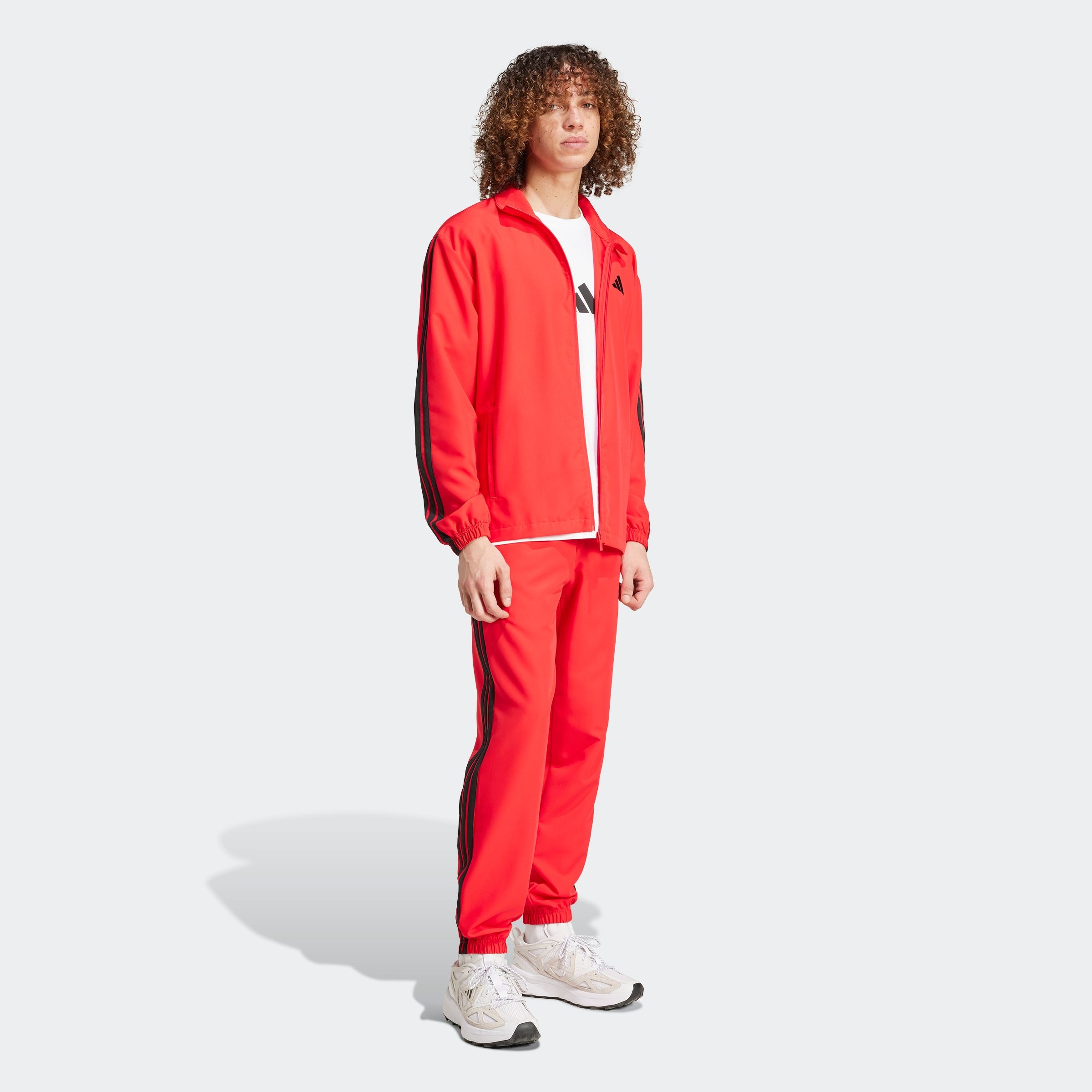 adidas Sportswear Trainingsanzug »M 3S WV TT TS«, (2 tlg.), drei Streifen Woven Tracksuit