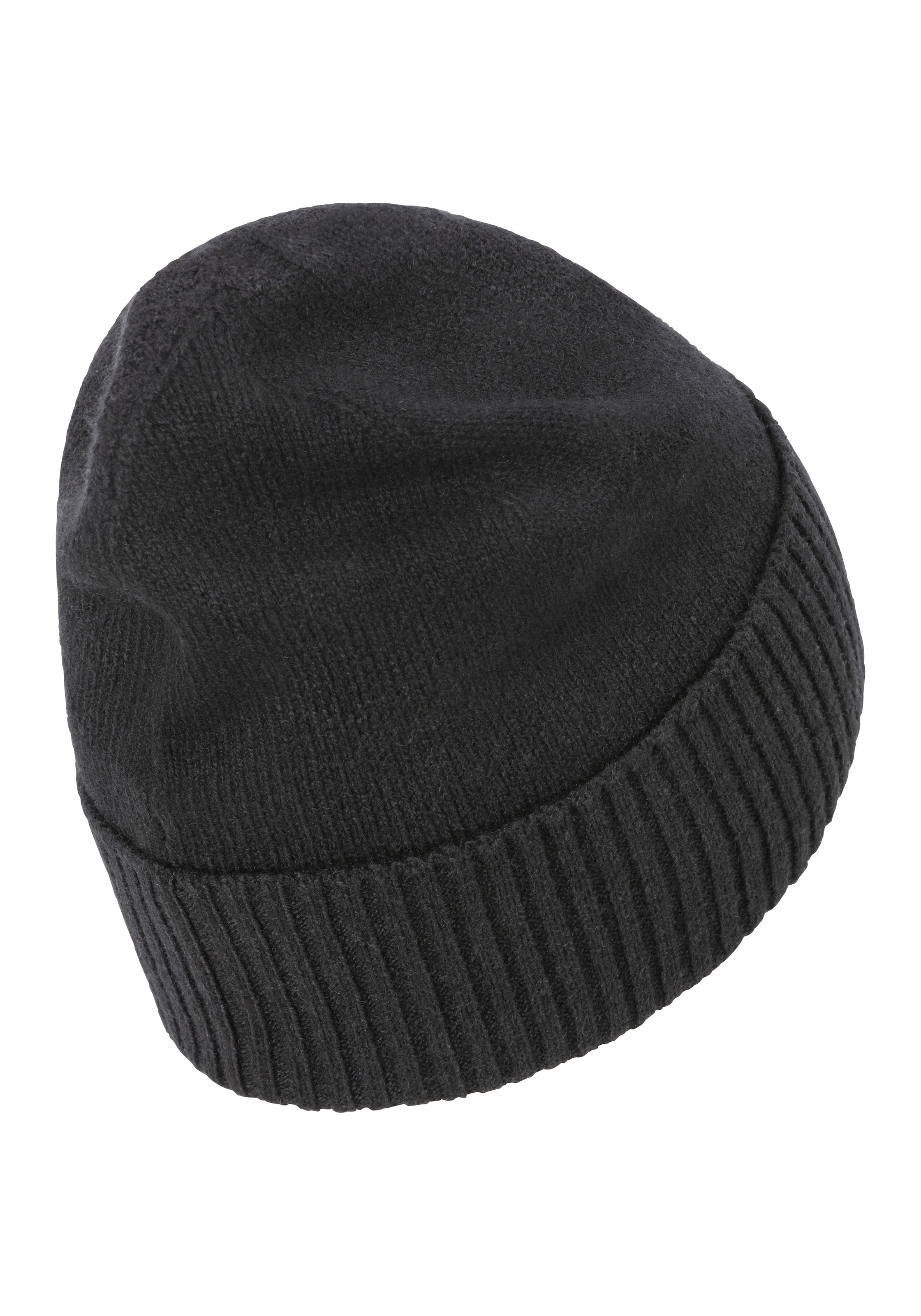BOSS ORANGE Beanie »Akaio_R_Hat«, Ton in Ton Logo-Badge