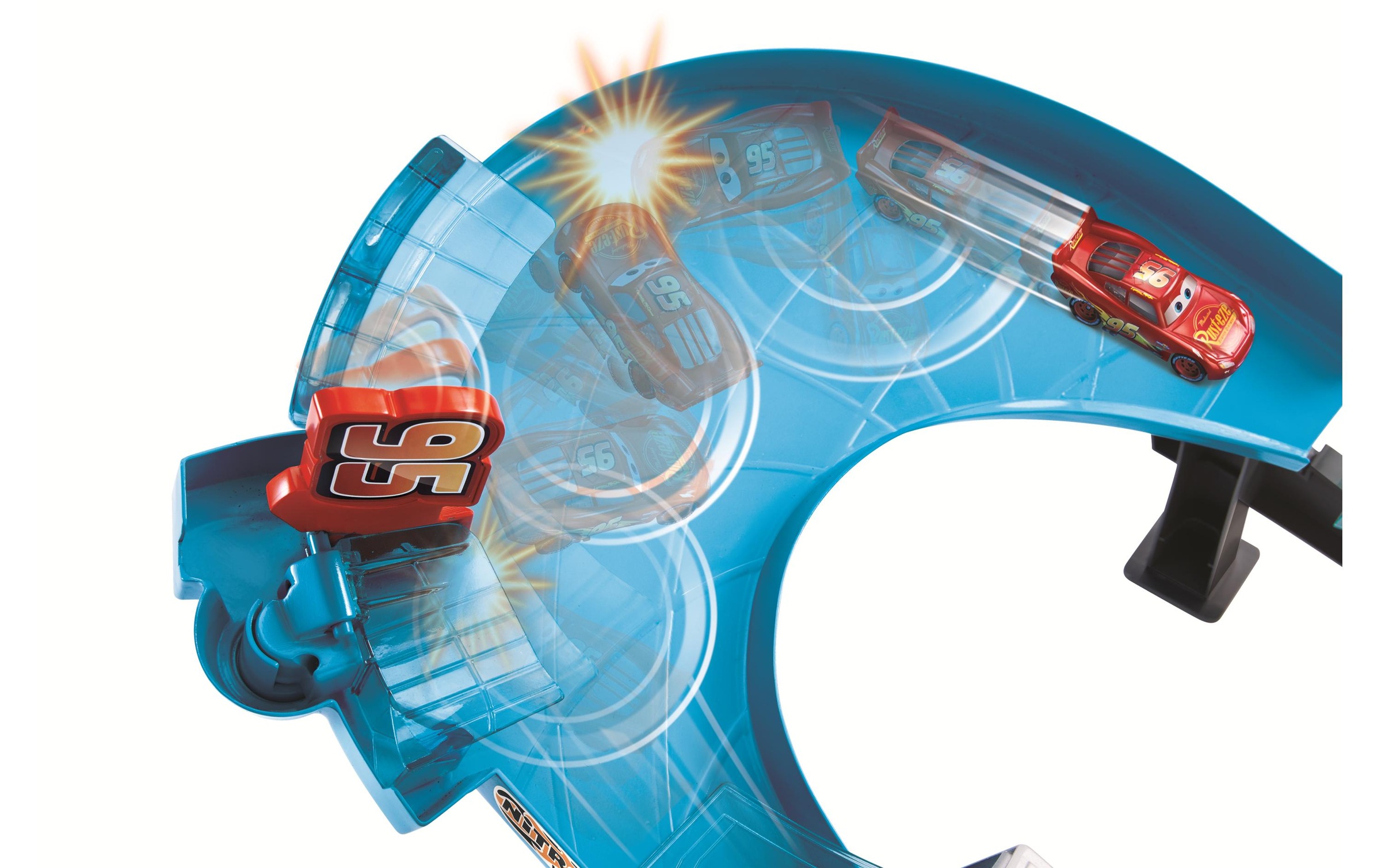Mattel® Autorennbahn »Cars Disney Cars Rusteze Double Circuit Speedway«