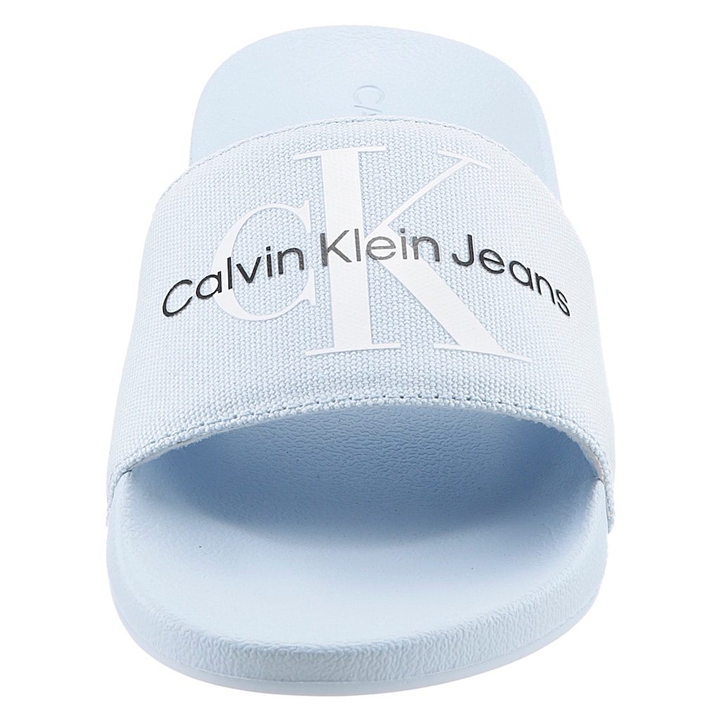 Calvin Klein Jeans Badepantolette »FANNY SLIDE MONOGRAM«