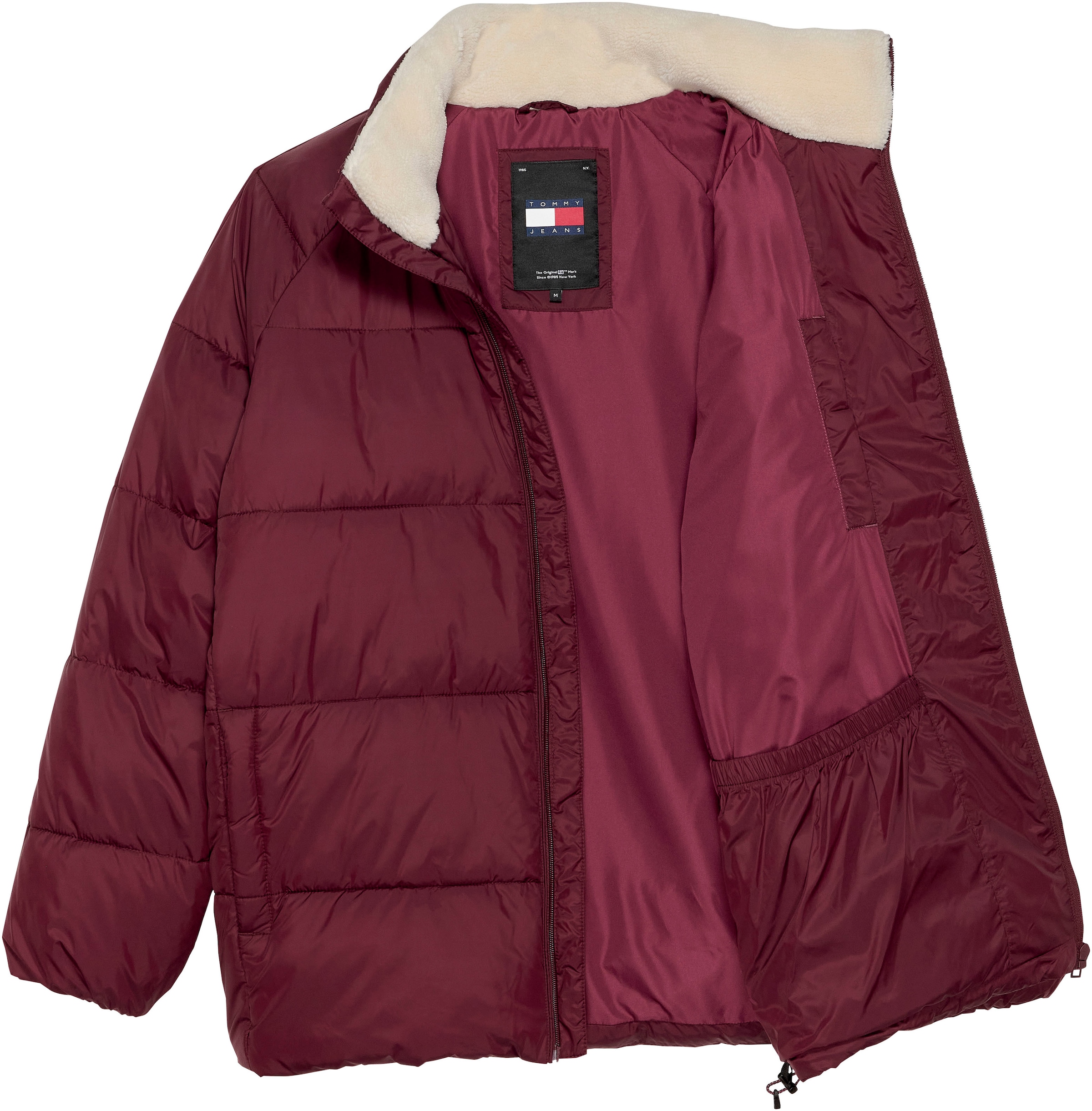 Tommy Jeans Steppjacke »TJM POLY PUFFER EXT«, ohne Kapuze