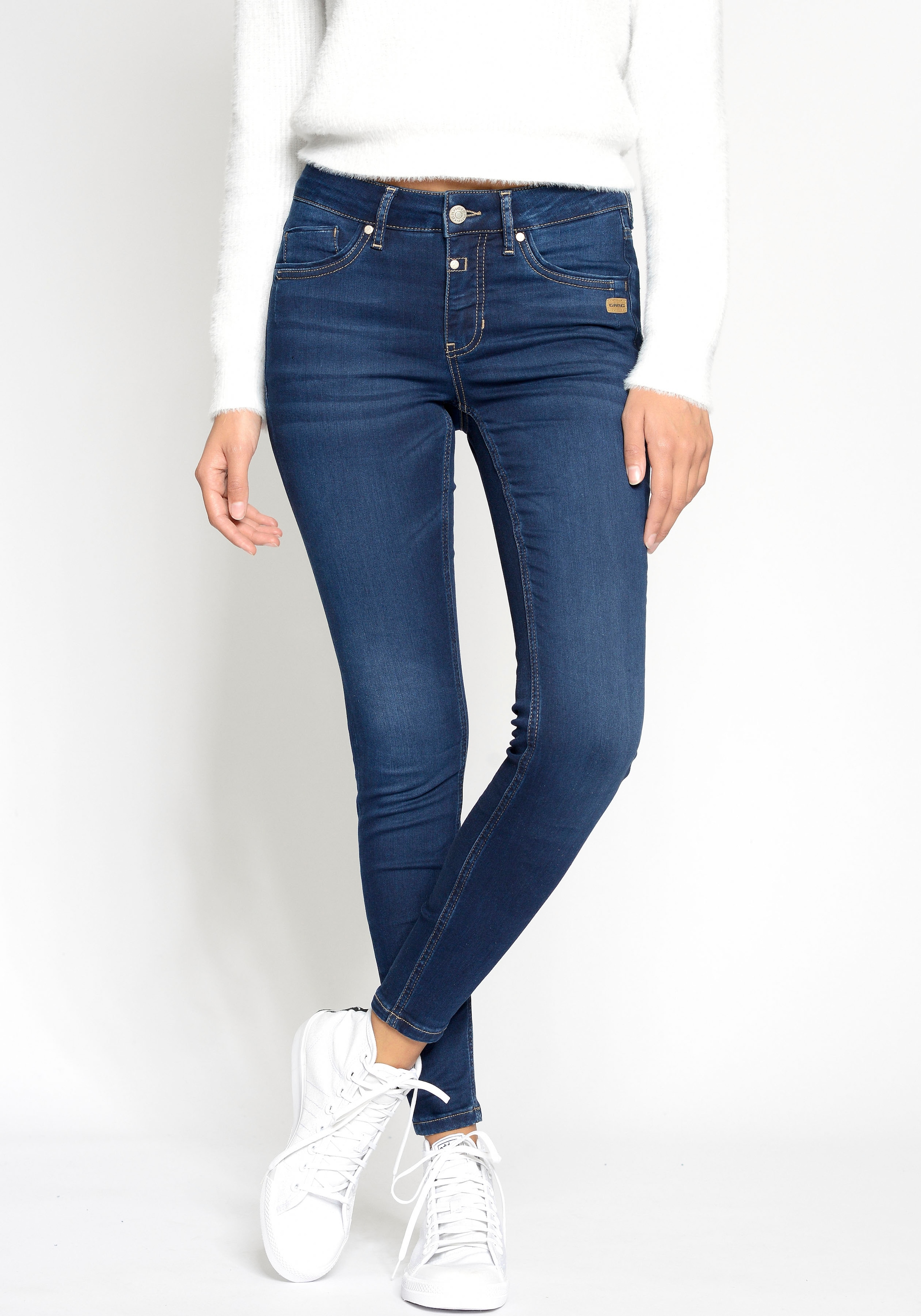 Skinny-fit-Jeans online mit GANG Used-Effekten Jelmoli-Versand shoppen | »94LAYLA«,