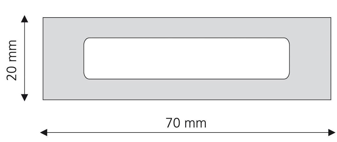 Liedeco Gardinenstangen-Endstück »Block«, (Set, 2 St.), für Gardinenstangen Ø 16 mm