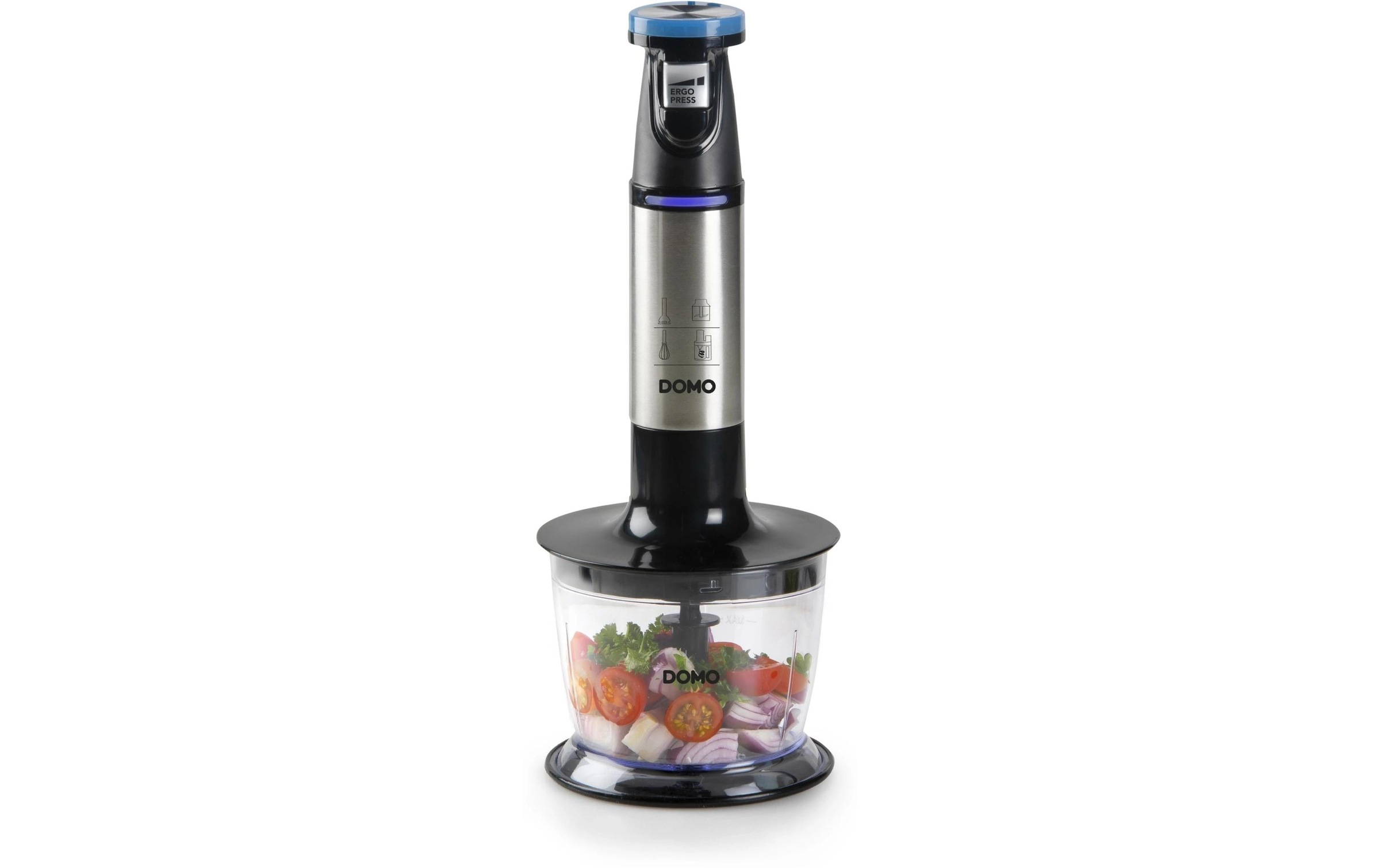 Domo Stabmixer »DO9254M Schwarz/Silber«, 800 W