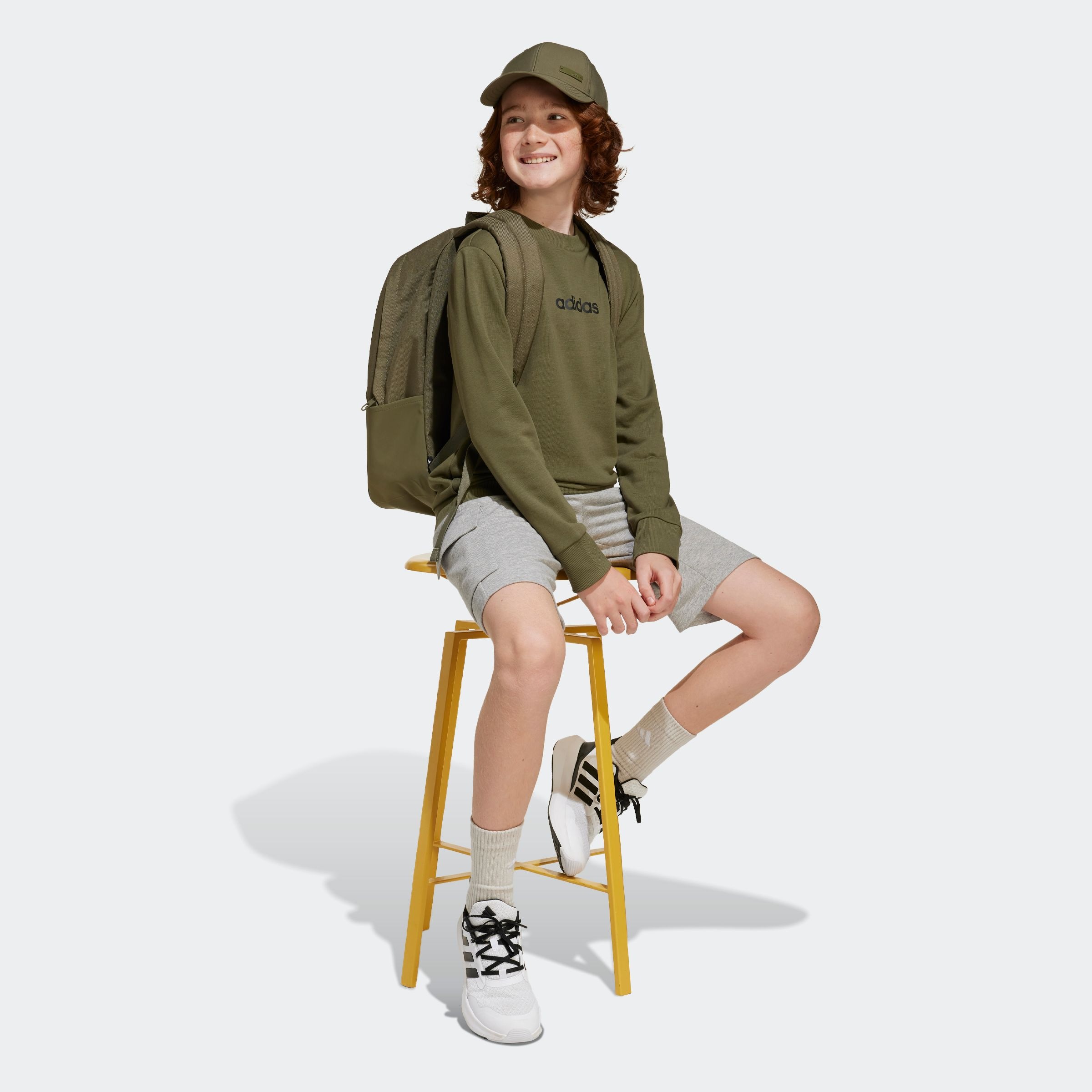 adidas Sportswear Sweatshirt »J LIN FT CREW«