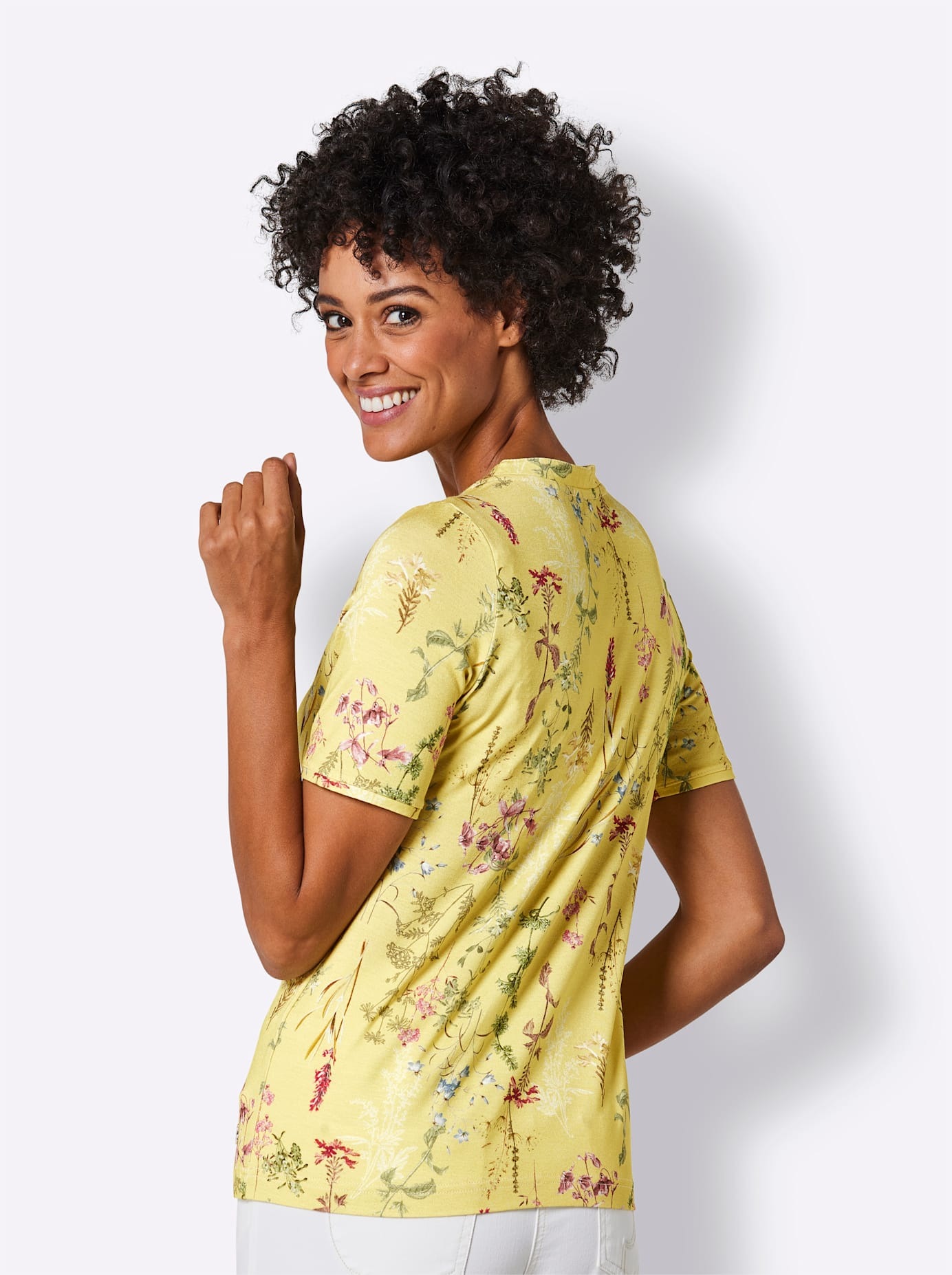CREATION L PREMIUM Print-Shirt »Lyocell-Shirt«, (1 tlg.)