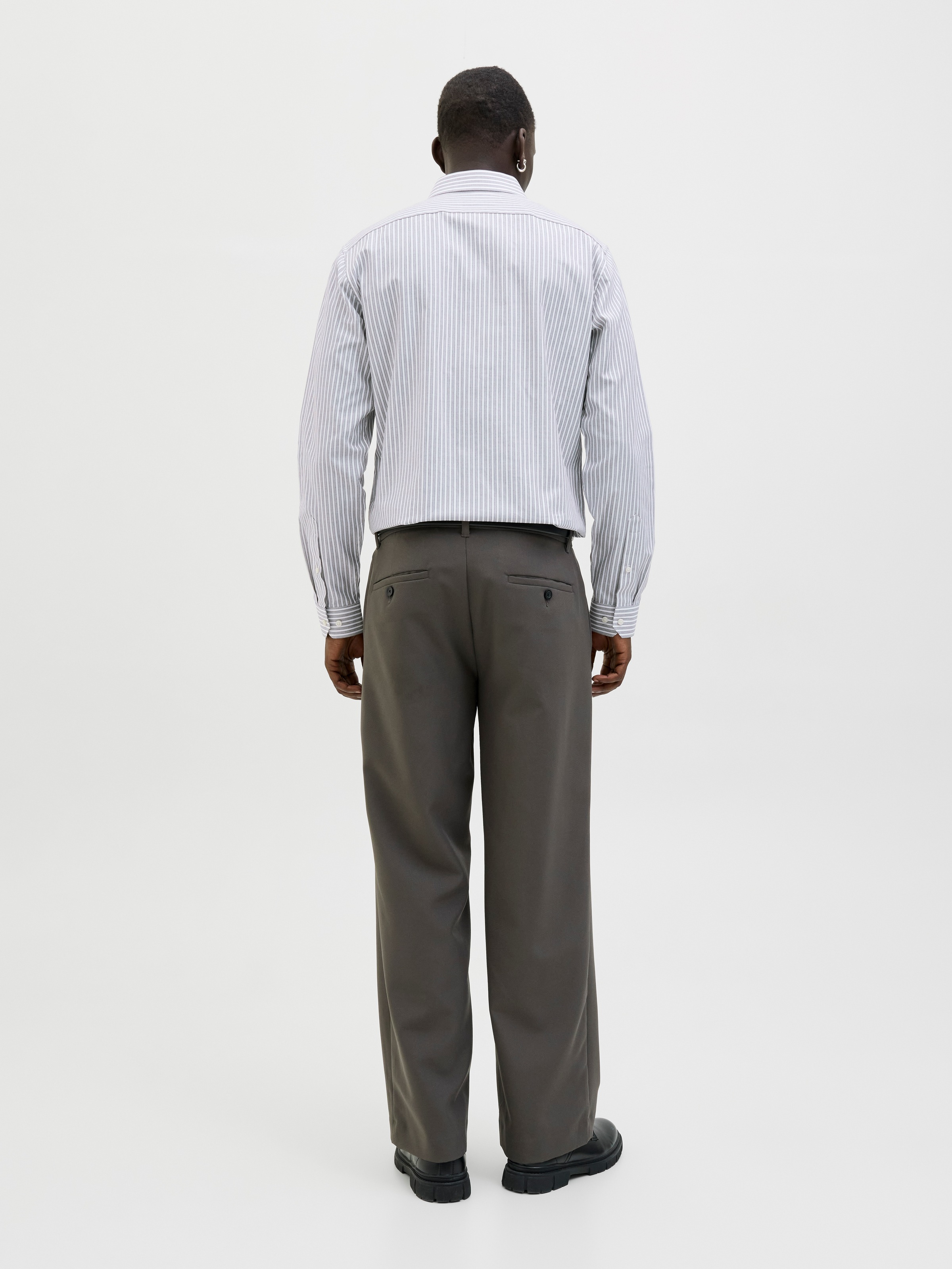 Jack & Jones Langarmhemd »JPRBLAPARKER Slim Fit Hemd, atmungsaktiv, ideal für den Alltag«, unifarben, modisch, slim fit, Baumwolle, Hemdkragen