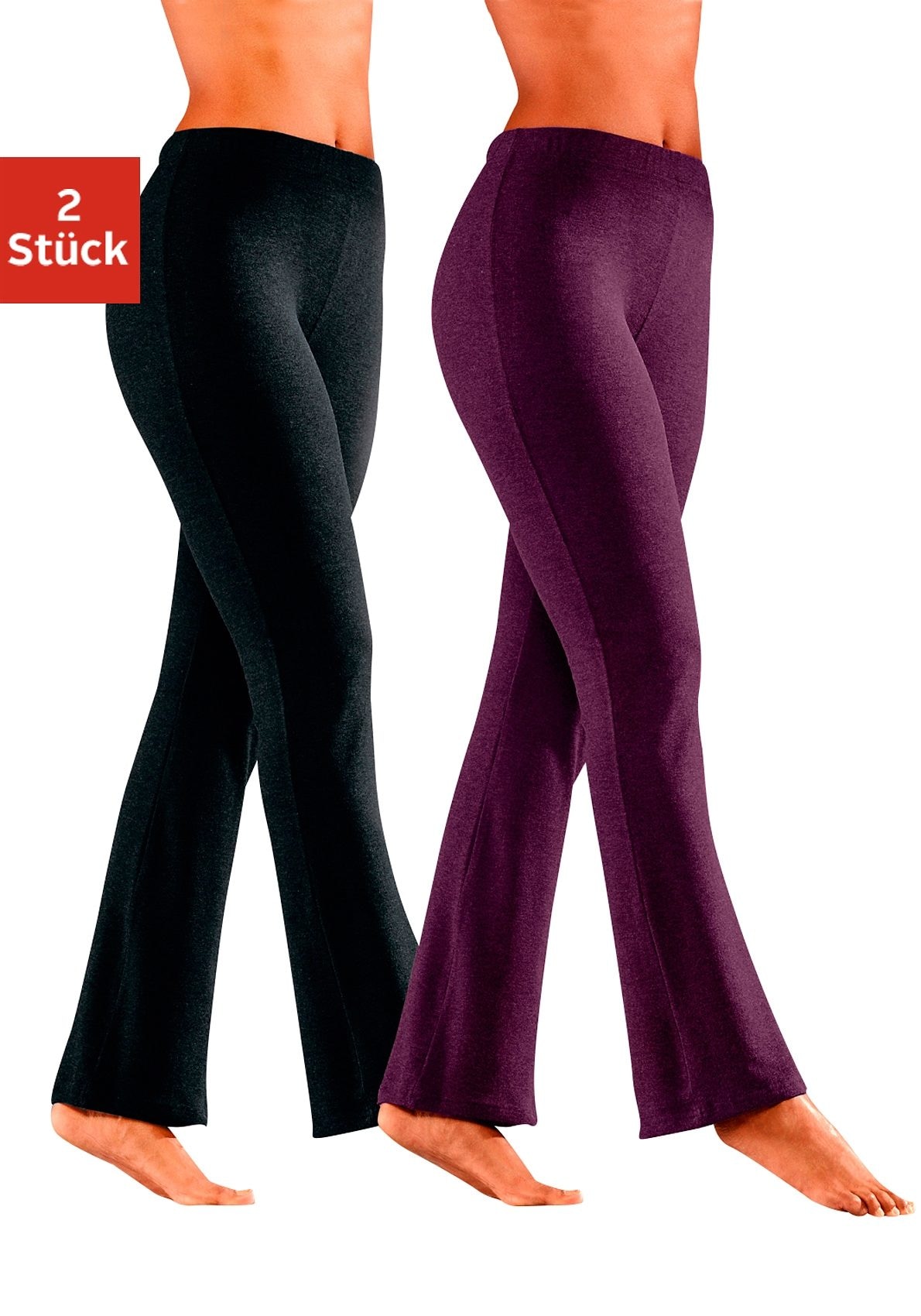Vivance active Jazzpants mit leicht ausgestelltem Bein, Loungewear