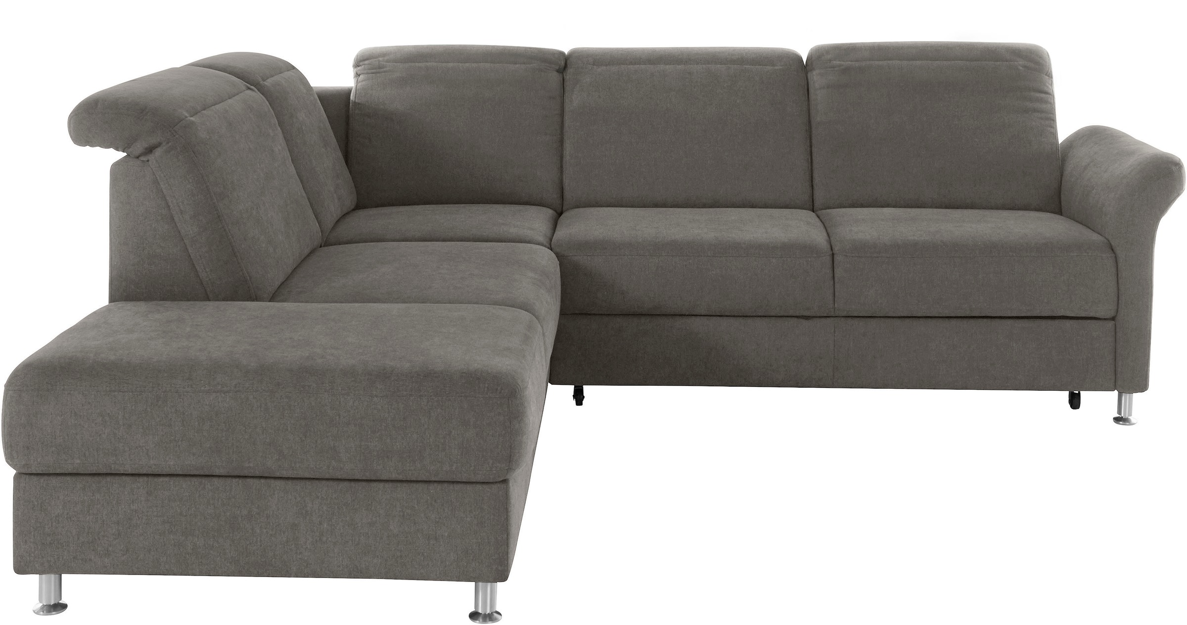 sit&more Ecksofa »Darwin L-Form«, inklusive Federkern, wahlweise mit Kopfteilverstellung, Bettfunktion