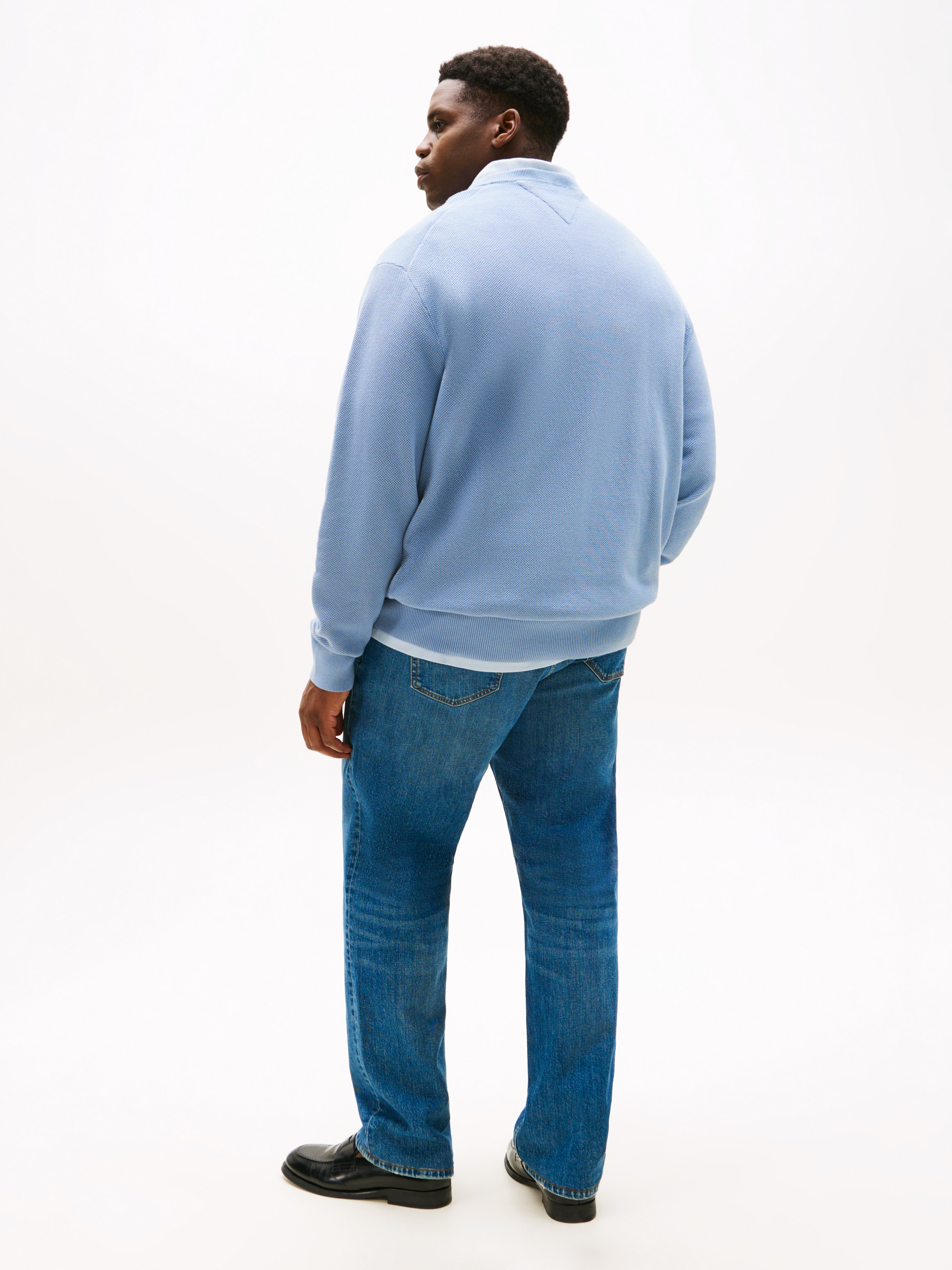 Tommy Hilfiger Big & Tall Rundhalspullover »BT-ESSENTIAL STRUCTURE CREW NECK«, Grosse Grössen