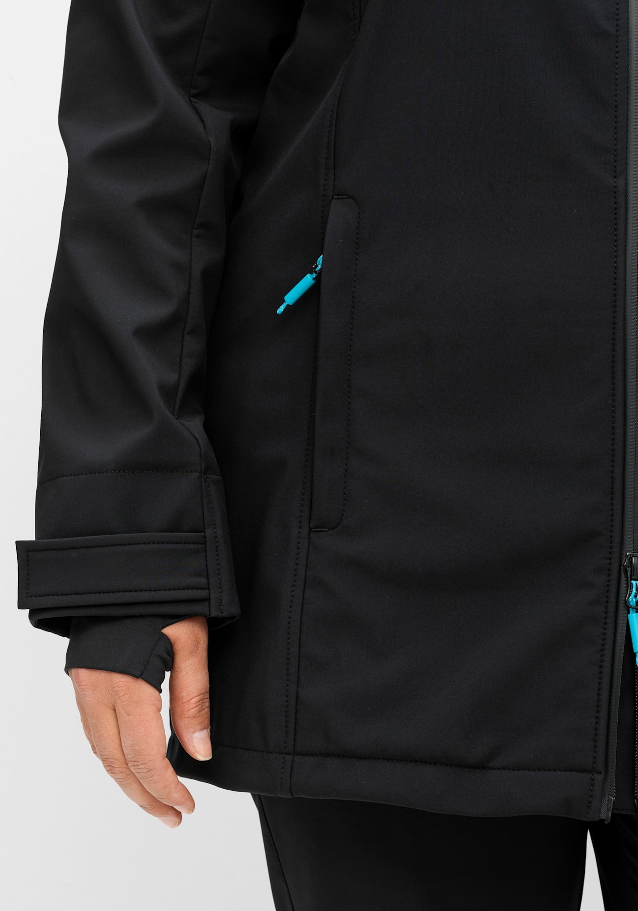 Sheego Softshelljacke, mit Kapuze