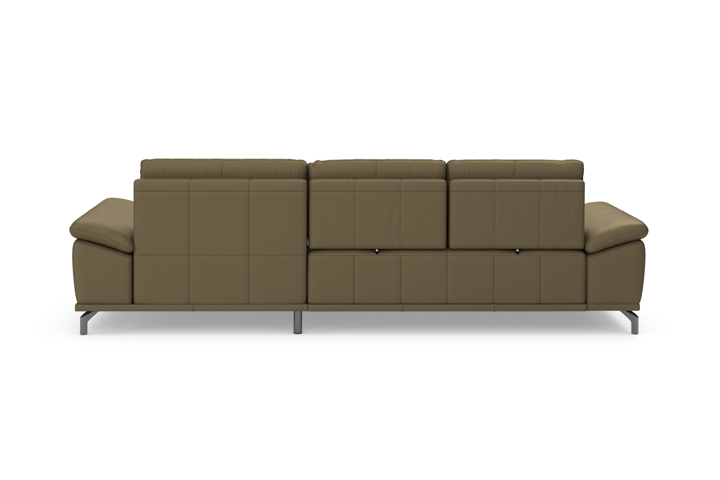 Places of Style Ecksofa Costello, mit Sitztiefenverstellung und Armlehnfunktion, incl. 3 Nierenkissen