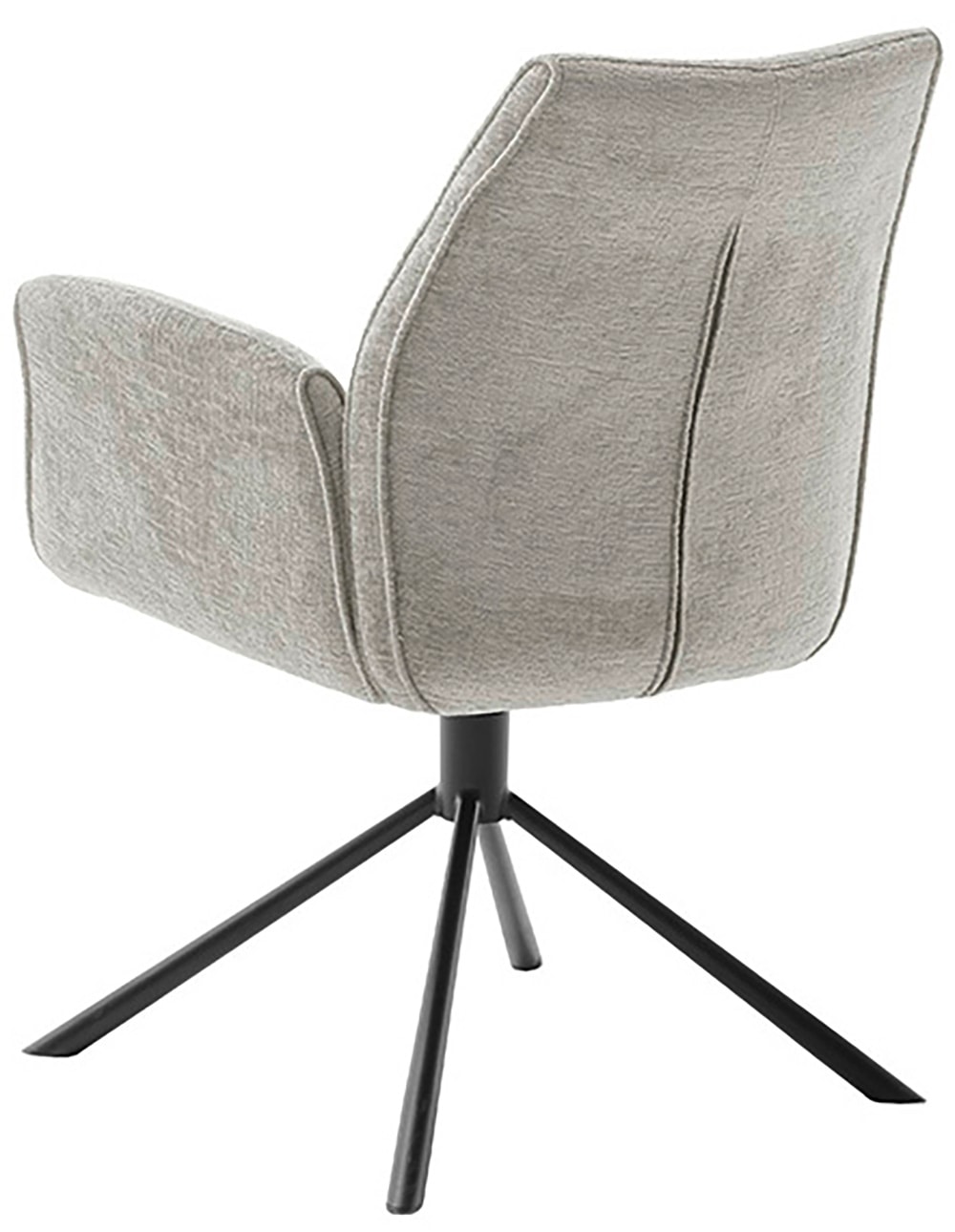 MCA furniture Esszimmerstuhl »DIVERIA«, Chenilleoptik, (2er-Set) 4-Fuss-Stuhl,drehbar 360°,belastbar 120 kg,Sitzhöhe ca. 50cm
