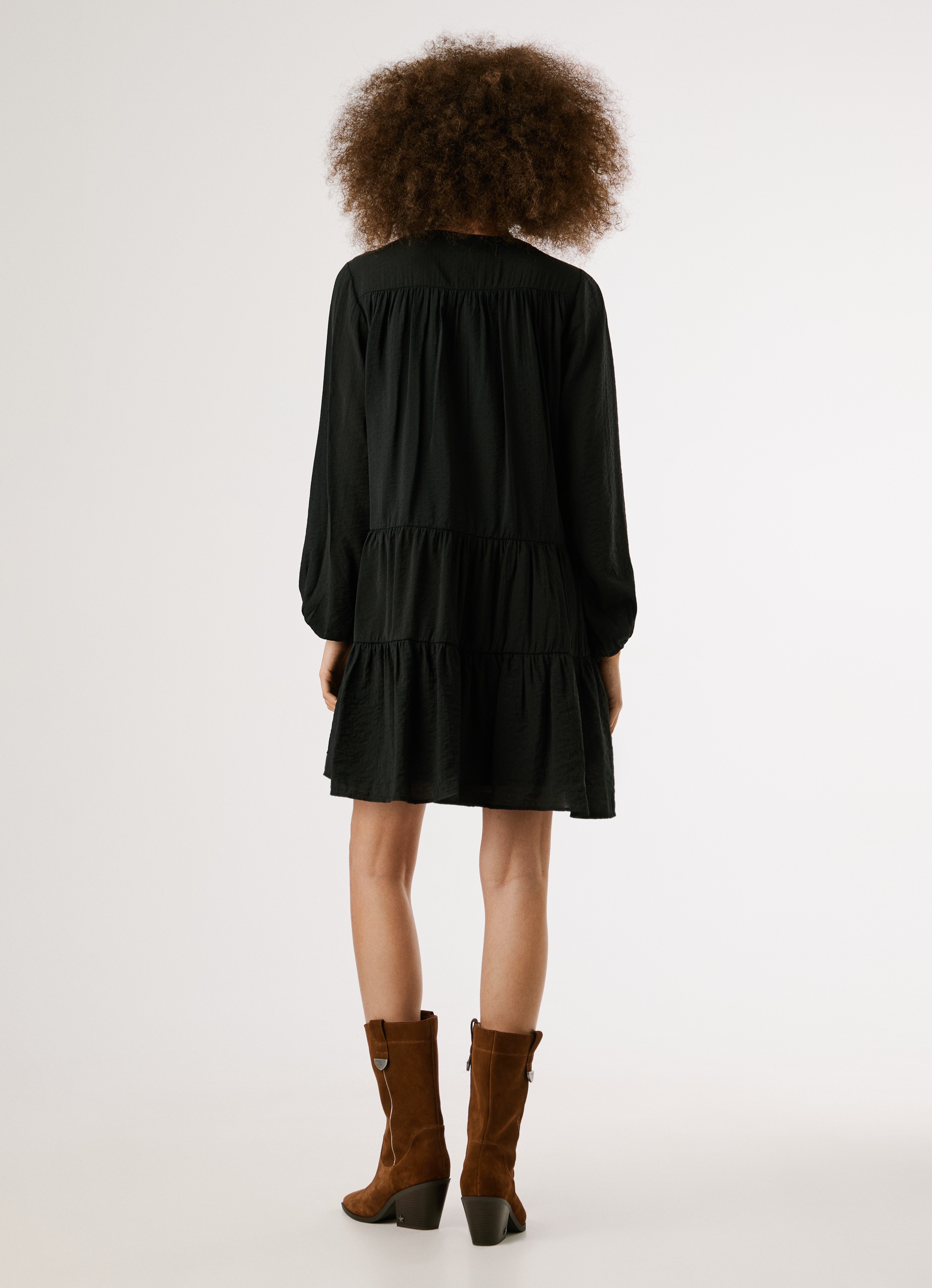 Pepe Jeans Tunikakleid »PAULE DRESS«, mit Stufenschnitt