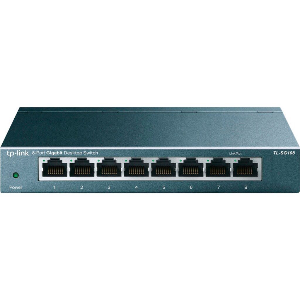 TP-Link Netzwerk-Switch »TL-SG108 8-Port Gigabit Desktop Switch«