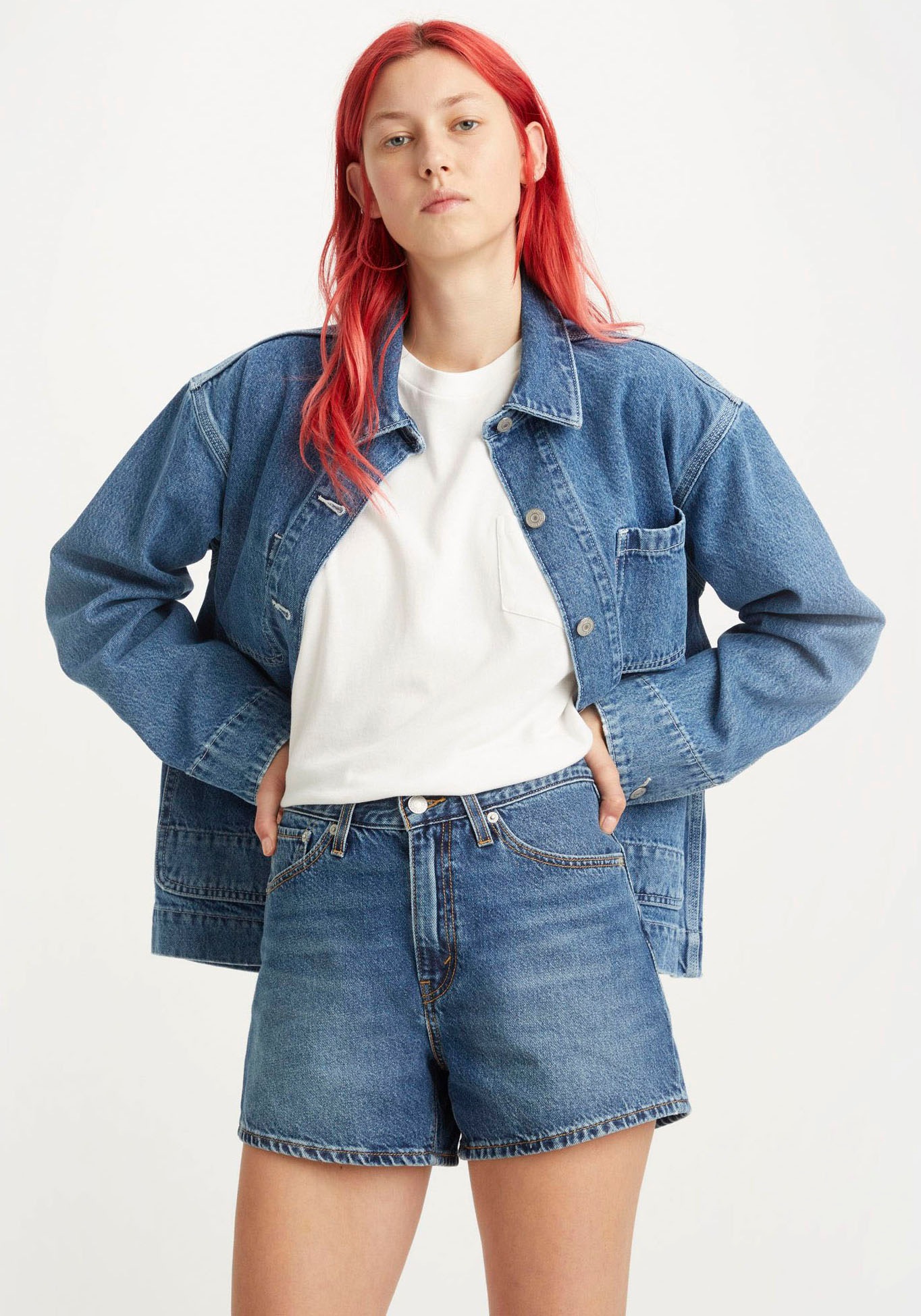 Levi's® Jeansshorts »80S MOM SHORT«