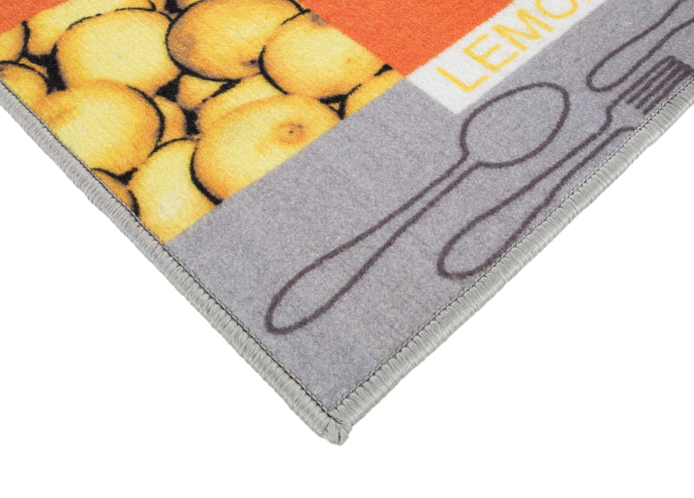 Andiamo Küchenläufer »Lemon«, rechteckig, 5 mm Höhe, Motiv Zitronen, mit Schriftzug, Grösse 50x150 cm, Küche