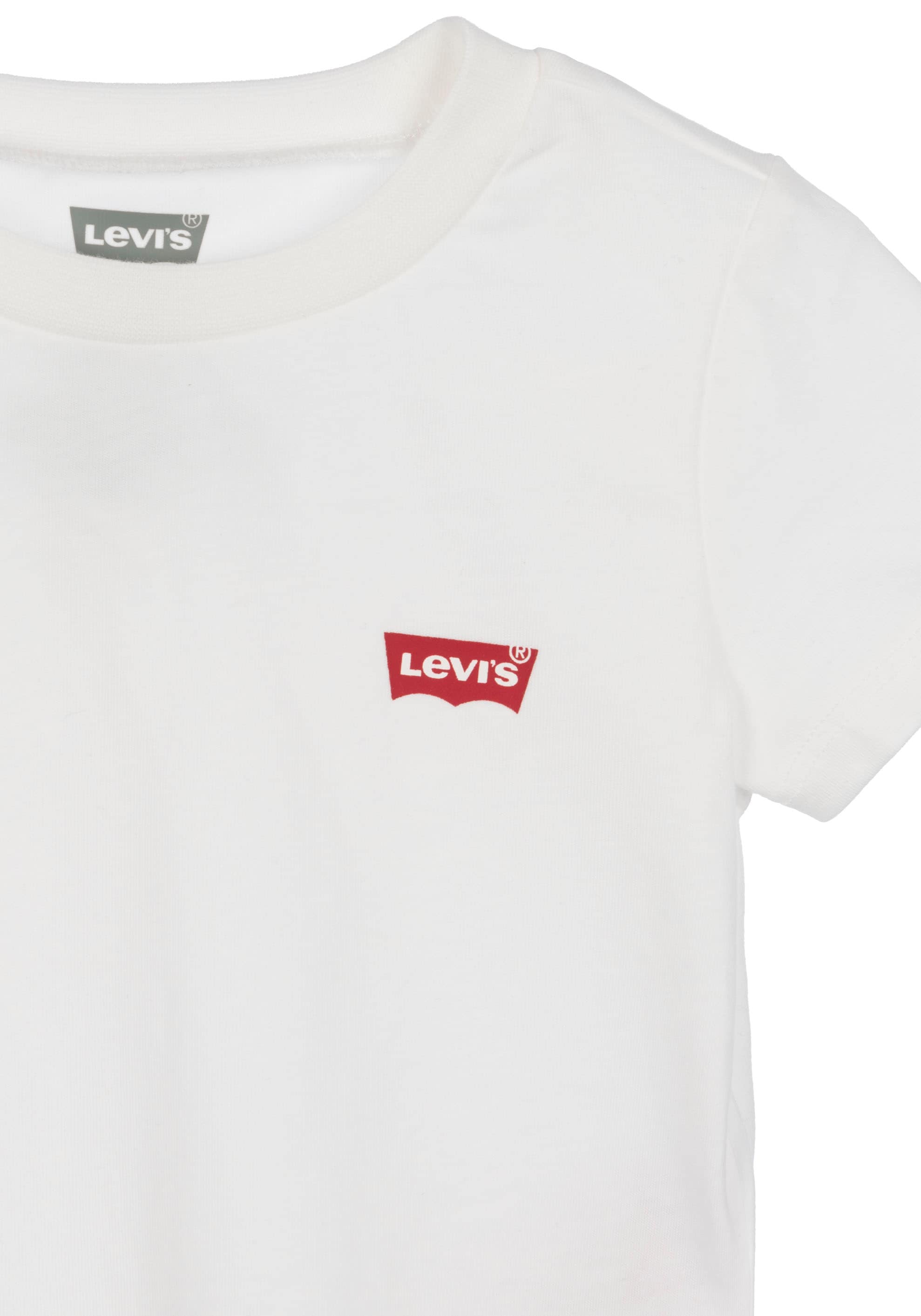 Levi's® Kids Shirt & Shorts »LVB BATWING TEE & KNIT SHORT S«, mit Markenlabel - supersoft