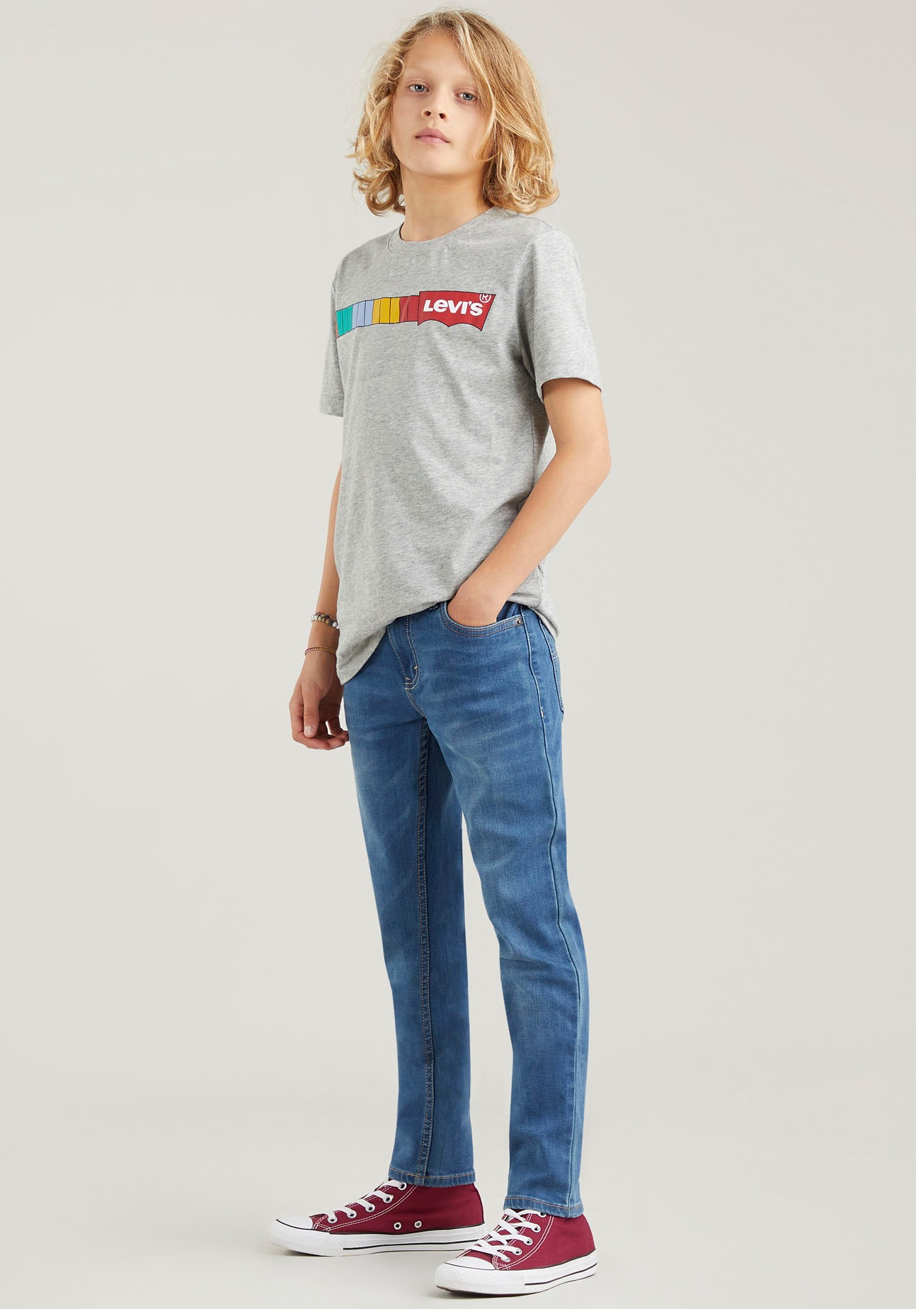 Levi's® Kids Skinny-fit-Jeans »LVB-510 SKINNY FIT JEANS« for BOYS