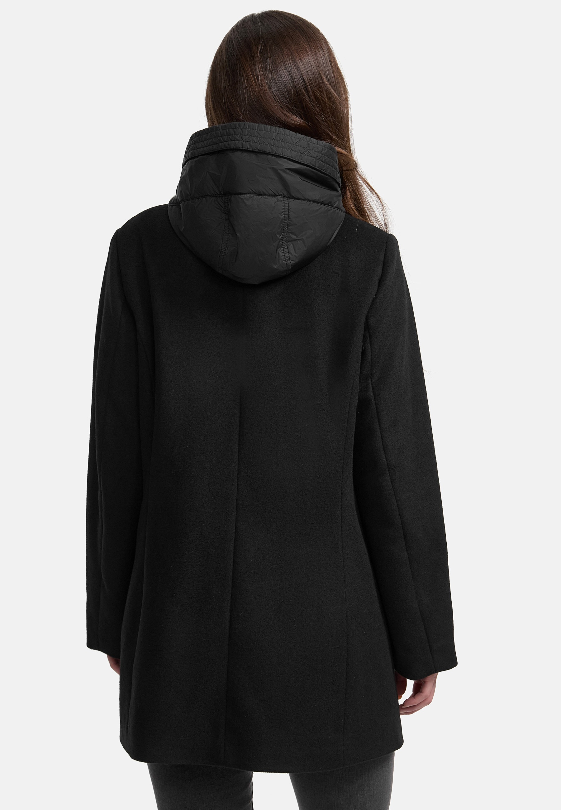 MANISA Wolljacke, mit Kapuze, mit Kapuze