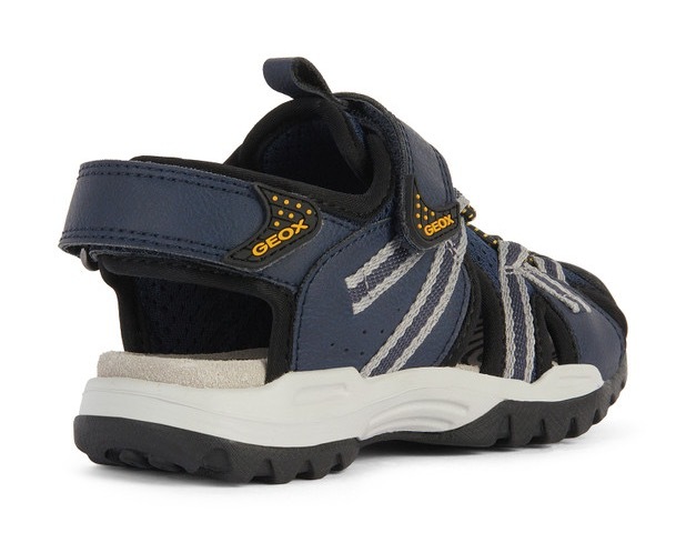 Geox Sandale »J BOREALIS BOY B«, Sommerschuh, Klettschuh, Sandalette, mit Gummizug und Klettriemchen