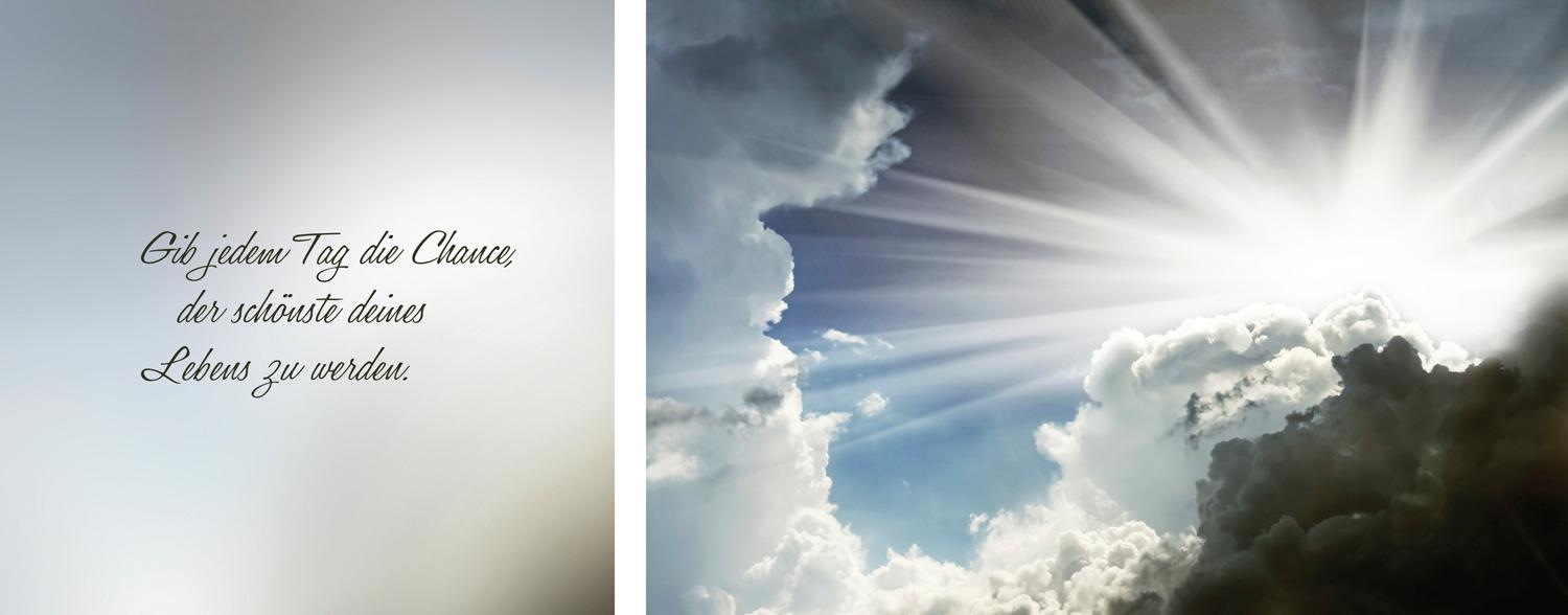 queence Leinwandbild "Schönste Tag des Lebens"