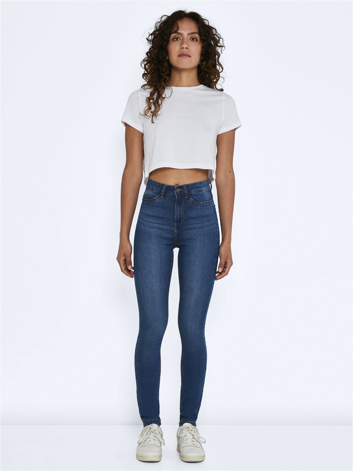 Noisy may Skinny-fit-Jeans »NMCALLIE HW SKINNY BLUE JEANS NOOS«