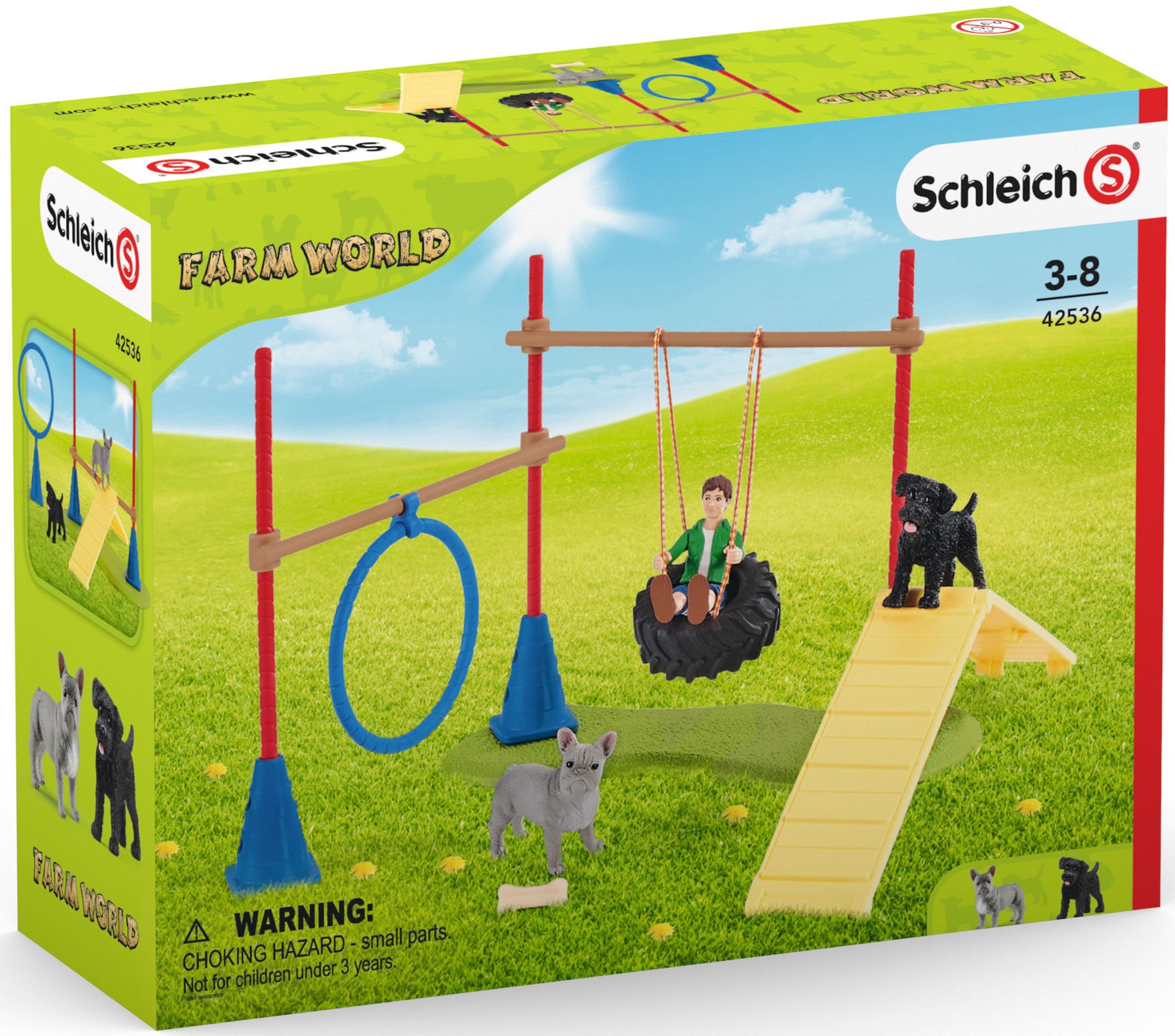 Schleich® Spielwelt »FARM WORLD, Spielspass für Hunde (42536)«