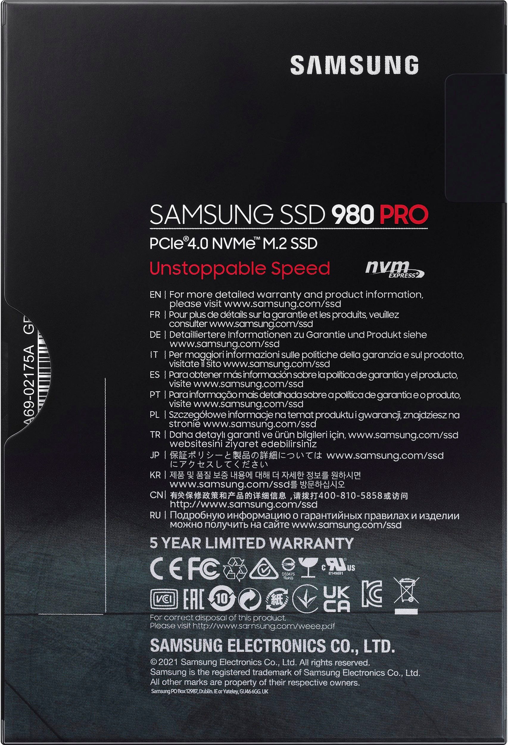 + ➥ SSD Jelmoli-Versand 2TB DualSense«, 4.0 M.2 Samsung SSD PS5 »980 PRO interne shoppen PCIe Anschluss | jetzt