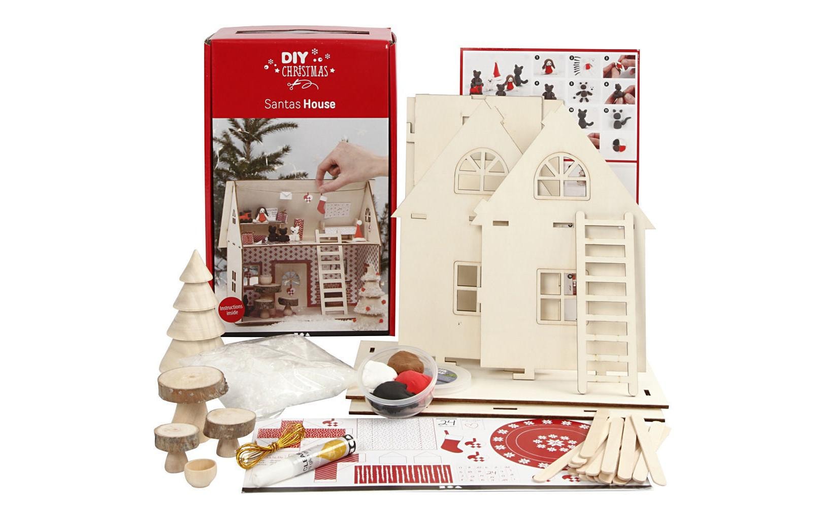 creativ company Kreativset »Mini-Haus Wichtel«