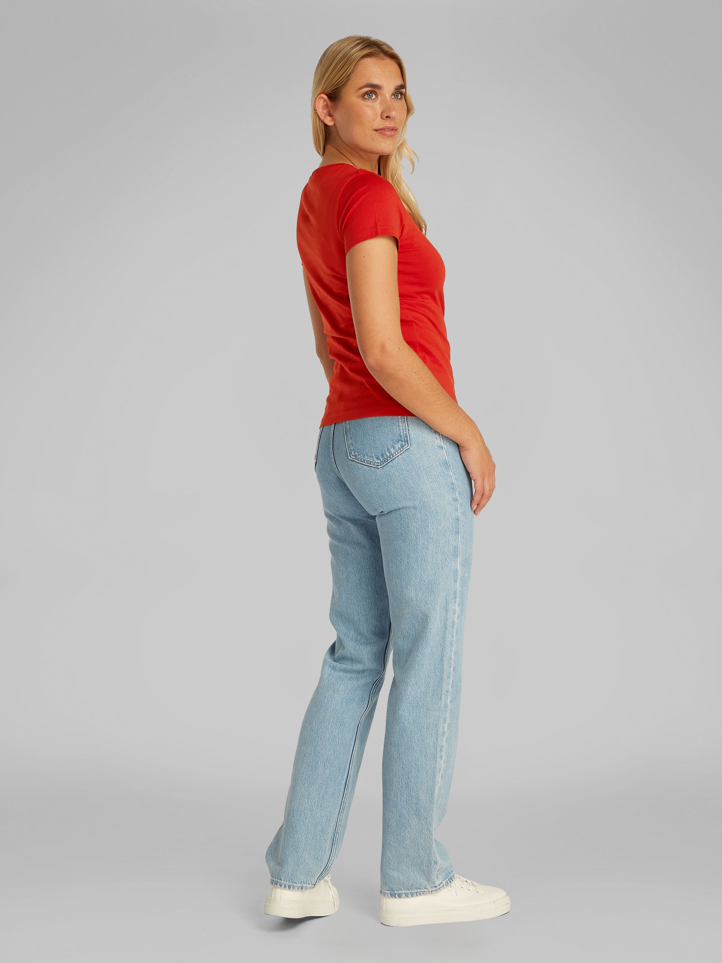 Calvin Klein Jeans T-Shirt »2-PACK MONOLOGO SLIM TEE«, (Packung, 2er-Pack), mit Logodruck