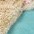 Beige/blau/gelb