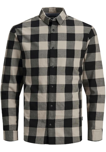 Langarmhemd »JJEGINGHAM TWILL SHIRT L/S NOOS«