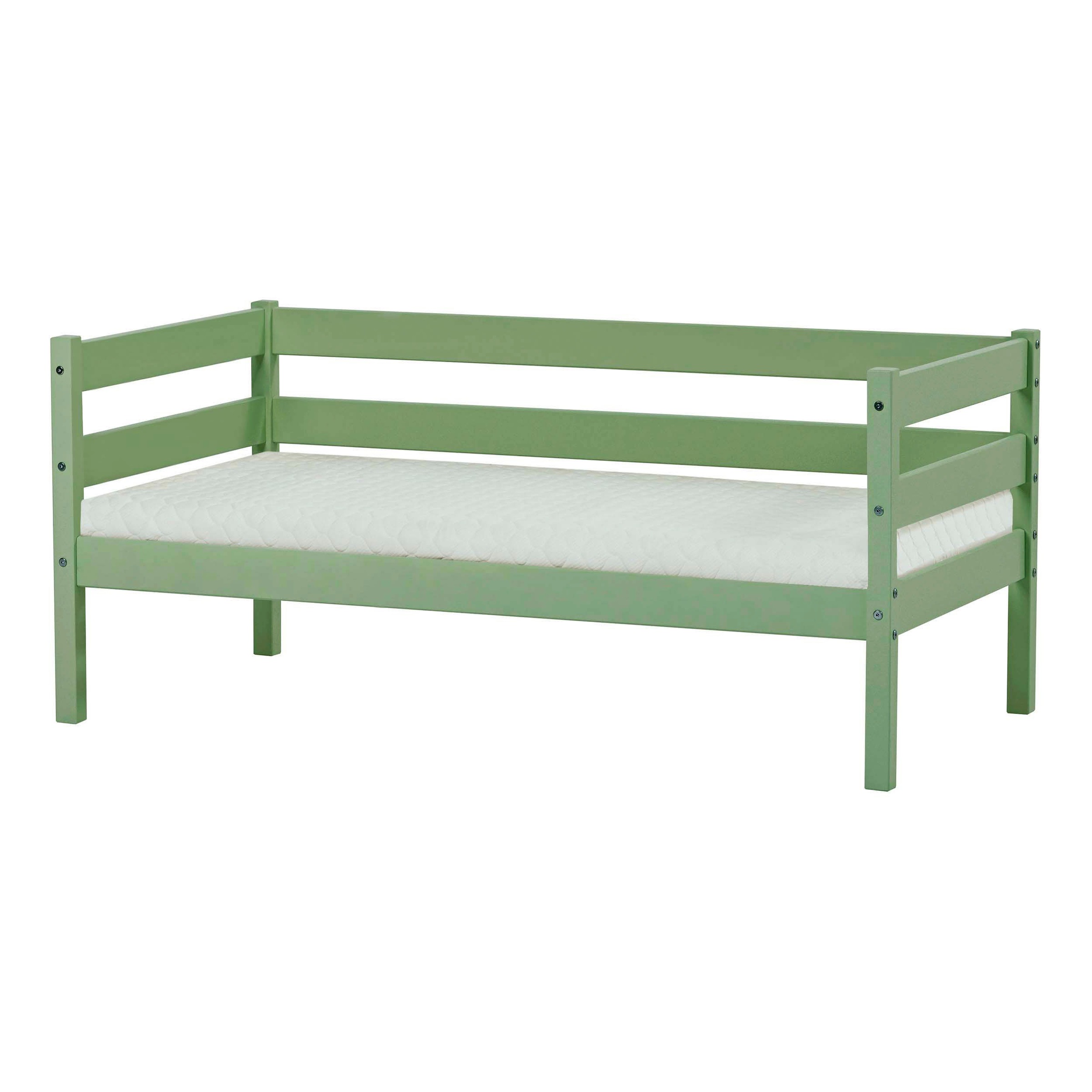 Hoppekids Einzelbett »ECO Comfort Kinderbett, Kiefer Massivholz, Jugendbett inkl. Rollrost« 70x160 cm, wahlweise in verschieden Farben/ Matratze/ Absturzsicherung