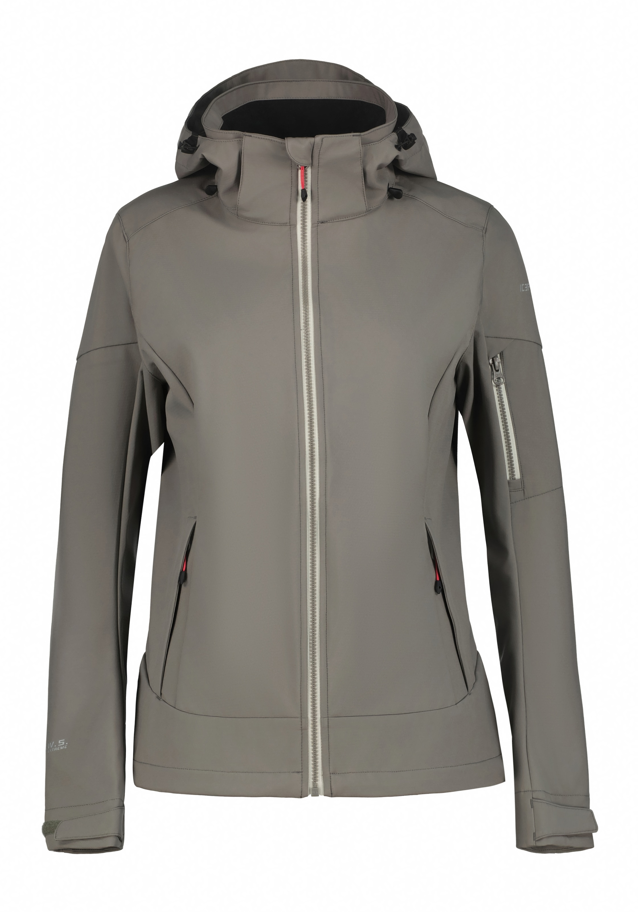 Icepeak Softshelljacke »D SOFTSHELLJACKE BATHGATE«, (1 St.), mit Kapuze, Wasserabweisend