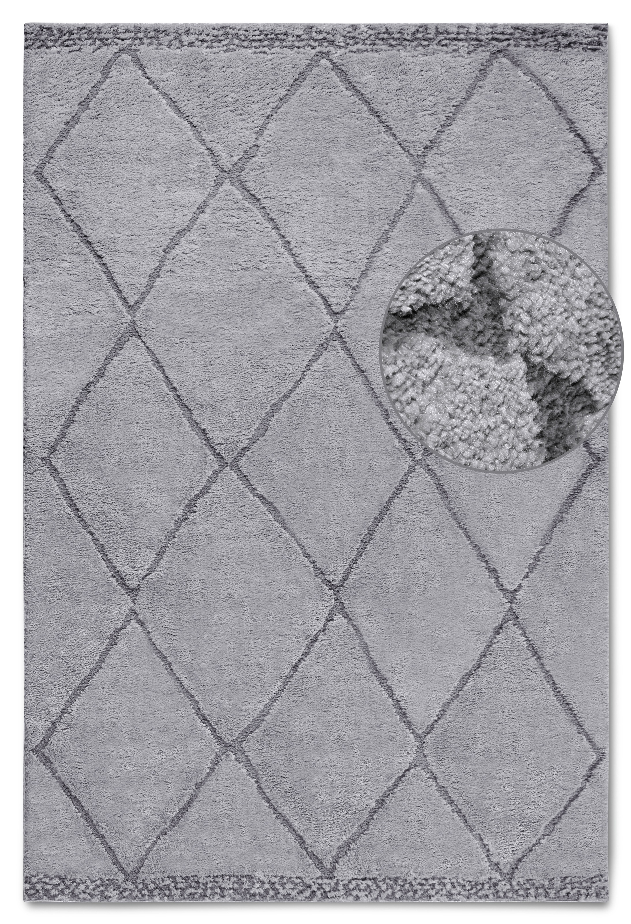 ELLE DECORATION Designteppich »Perrotin«, rechteckig, 18 mm Höhe, Läufer, Shaggy, flauschig, weich, Langflor, modern, Hoch Tief Effekt
