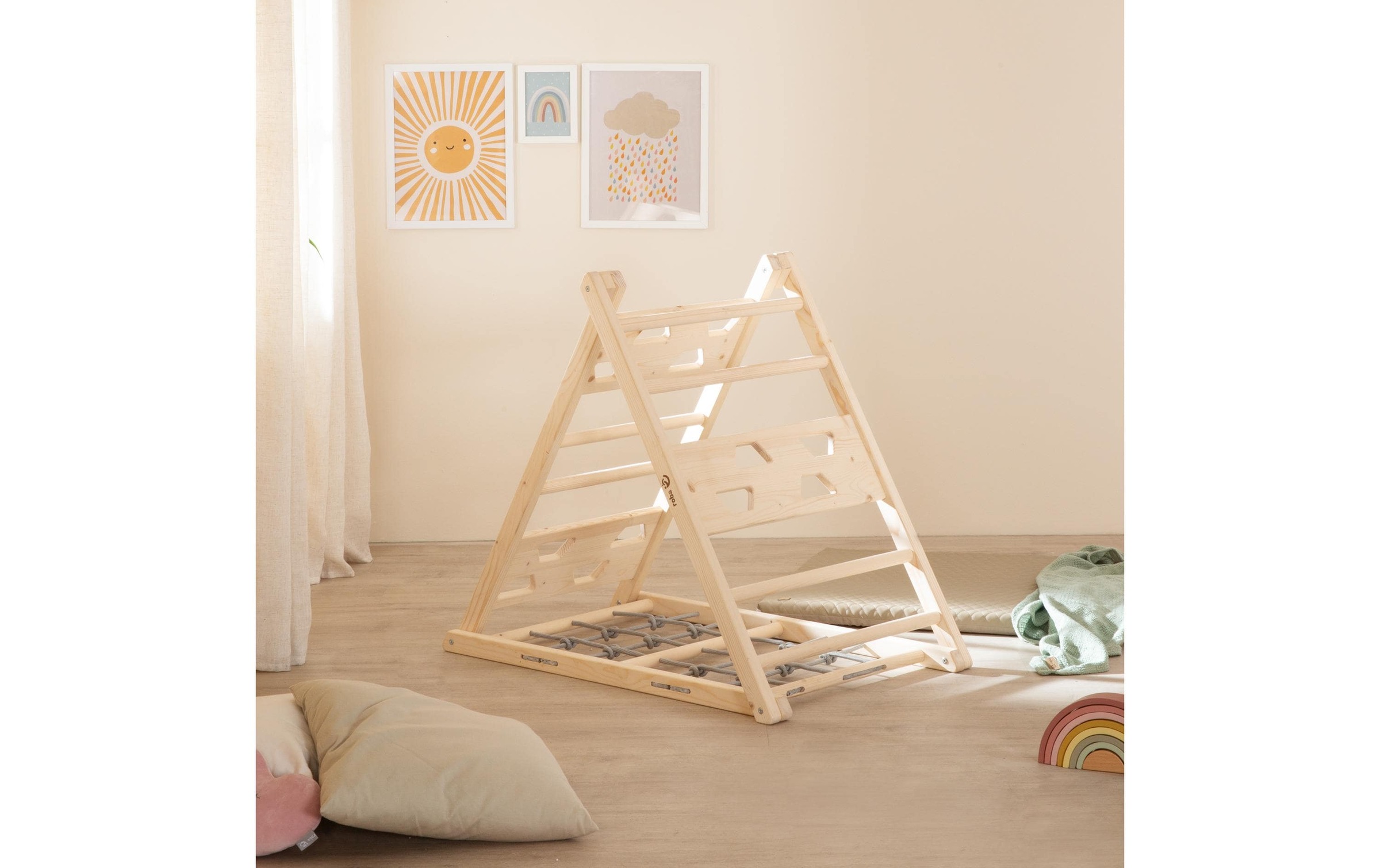 roba® Lernspielzeug »Kletterdreieck 85 x 63.5 x 97.5 cm«