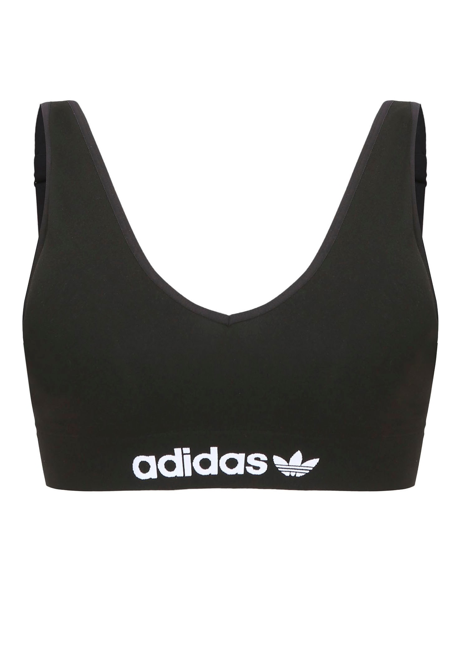 adidas Originals Bralette, mit breitem Logo-Bund