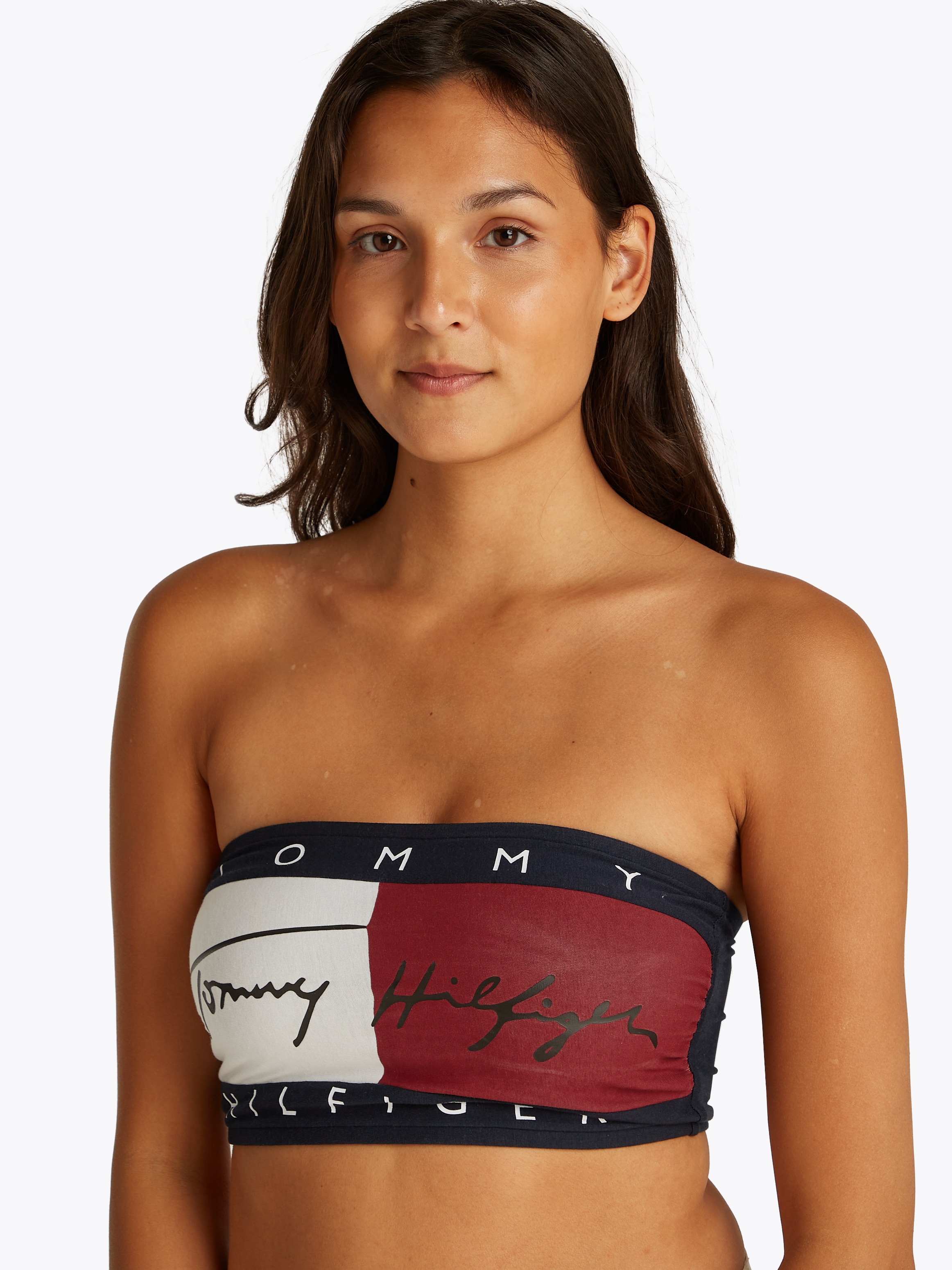 Tommy Hilfiger Underwear Bandeau-BH »BANDEAU«, in Colorblock-Optik, Iconic Tommy Style Aliyah Hip Hop Street