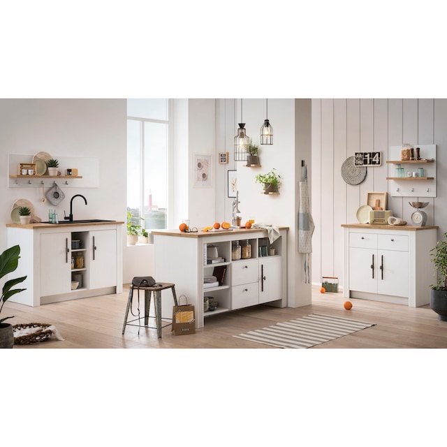 Home affaire Unterschrank »Westminster«, Kücheninsel frei im Raum stellbar,  Breite 150 cm online shoppen | Jelmoli-Versand