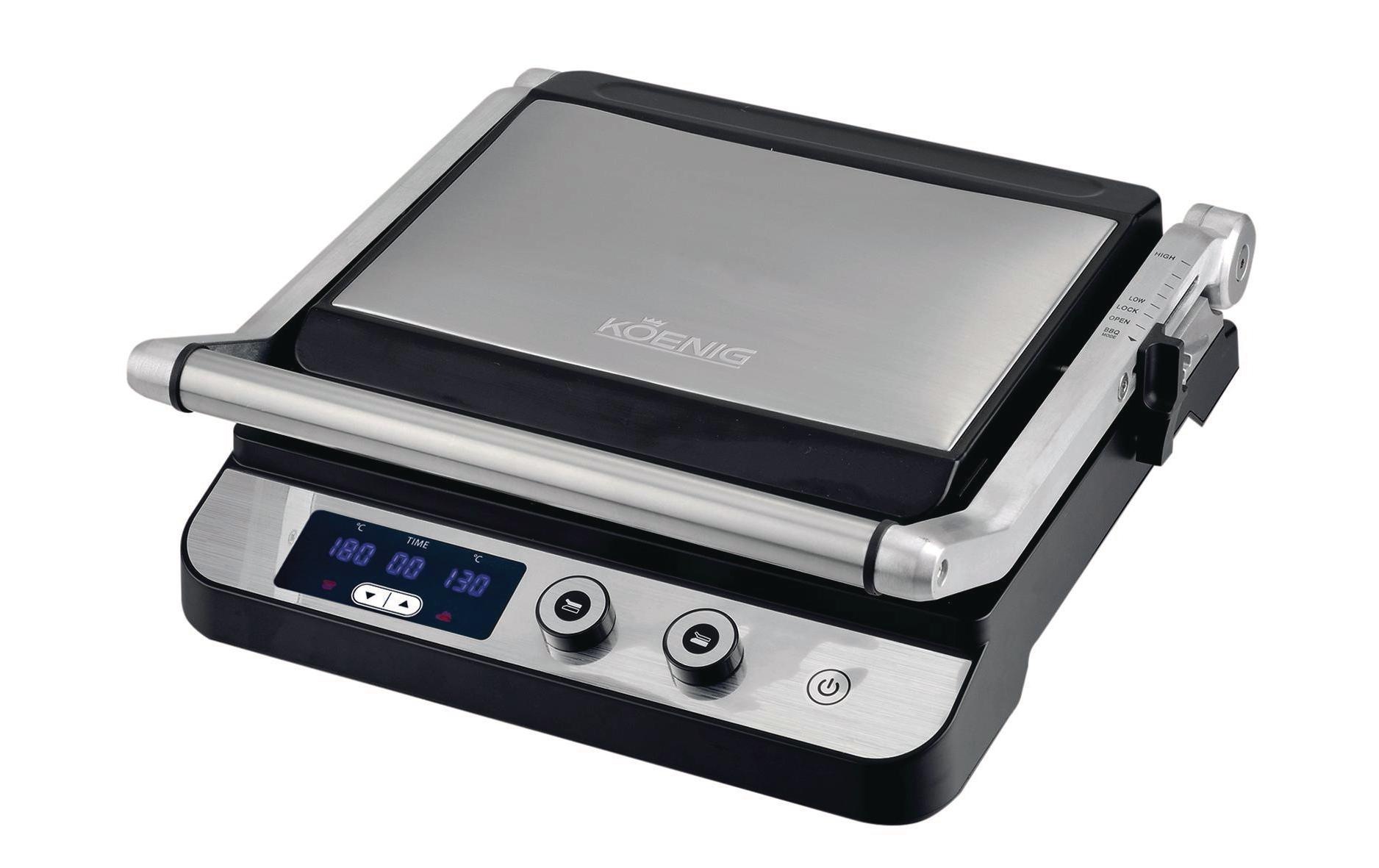 KOENIG Kontaktgrill »Digital B02317 1800 W«, 1800 W