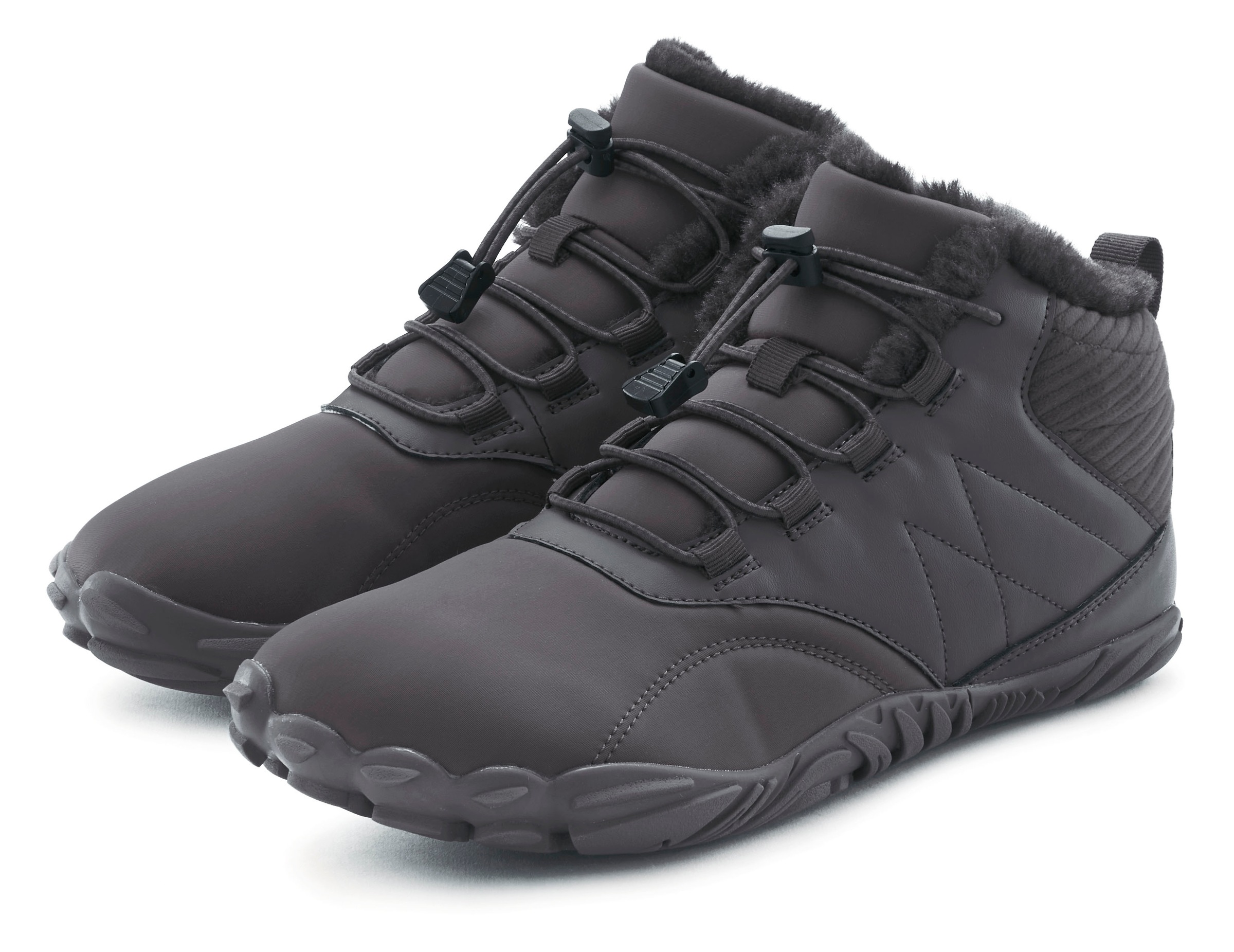 Vivance Stiefelette »Freizeitschuh, Halbschuh, Sneaker« zum Reinschlüpfen mit elastischen Schnürbändern VEGAN