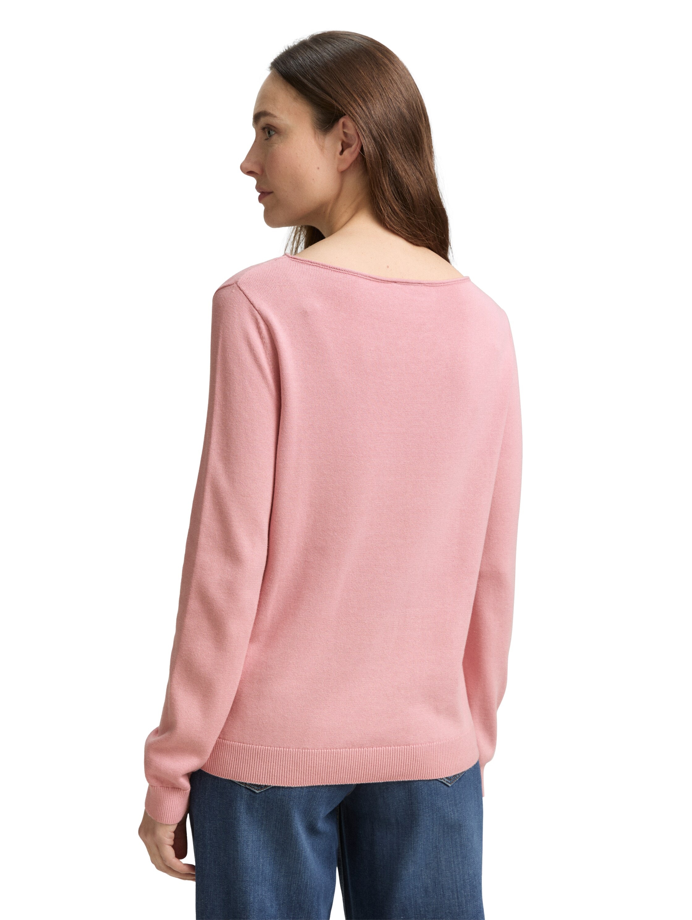 TOM TAILOR Strickpullover, mit U-Boot Ausschnitt