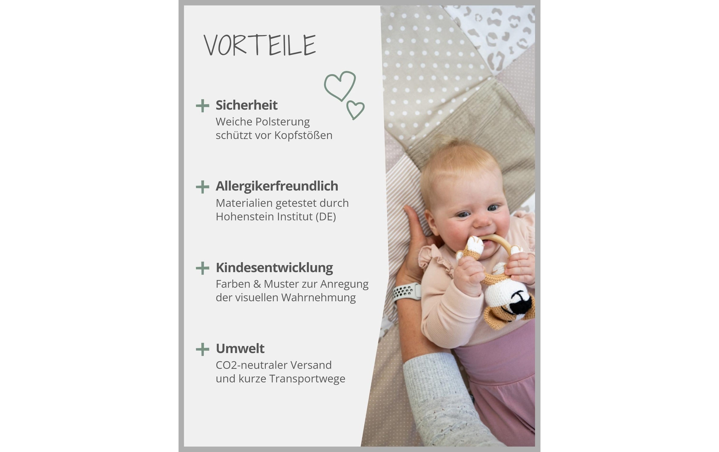 Krabbeldecke »Ullenboom Leo 120 x 120 cm«