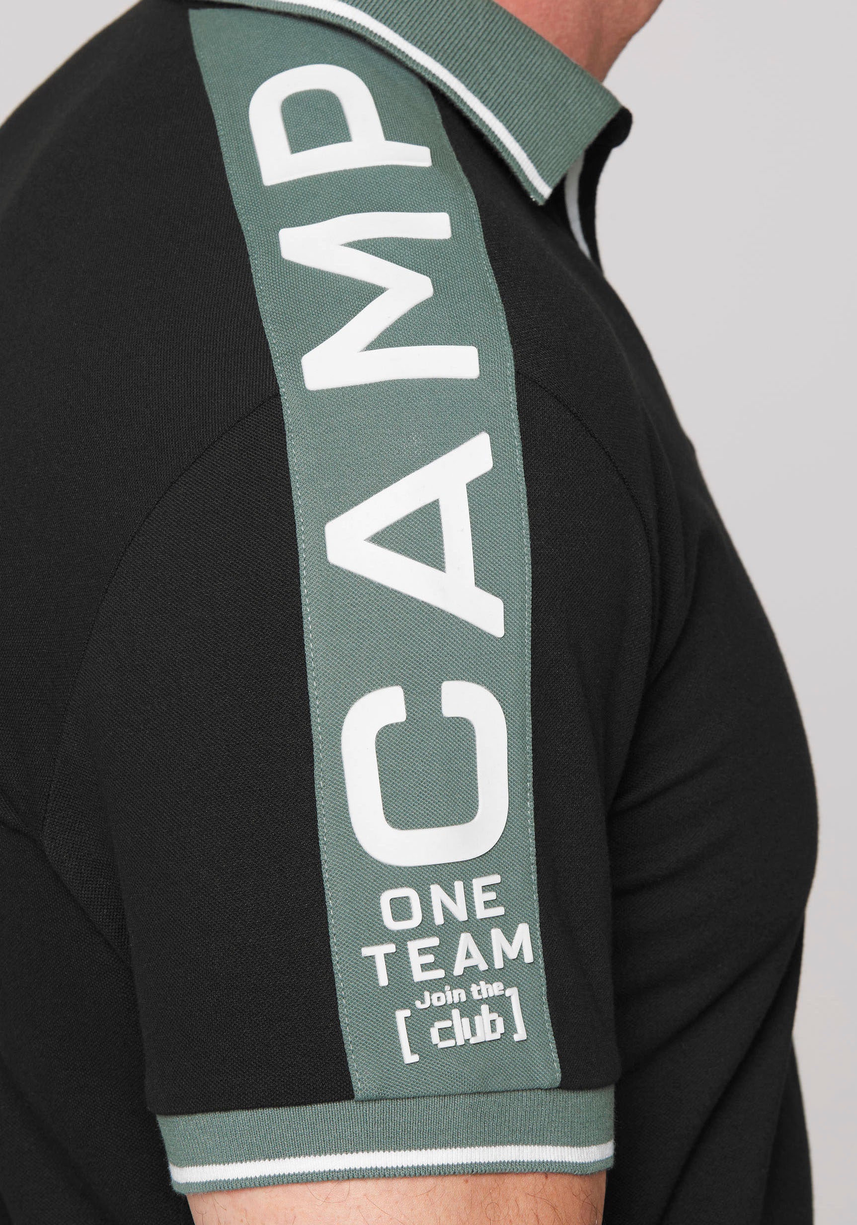 CAMP DAVID Poloshirt, mit Logodrucken