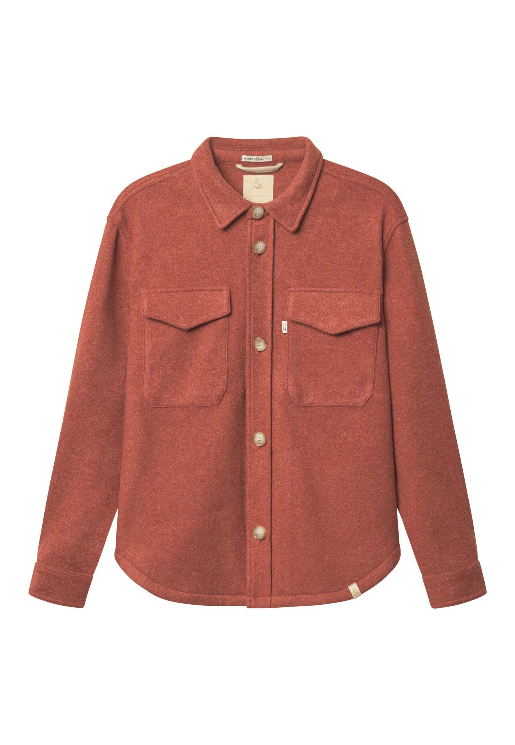 colours & sons Hemdjacke »colours & sons Hemdjacke Worker Jacket Soft Touch«