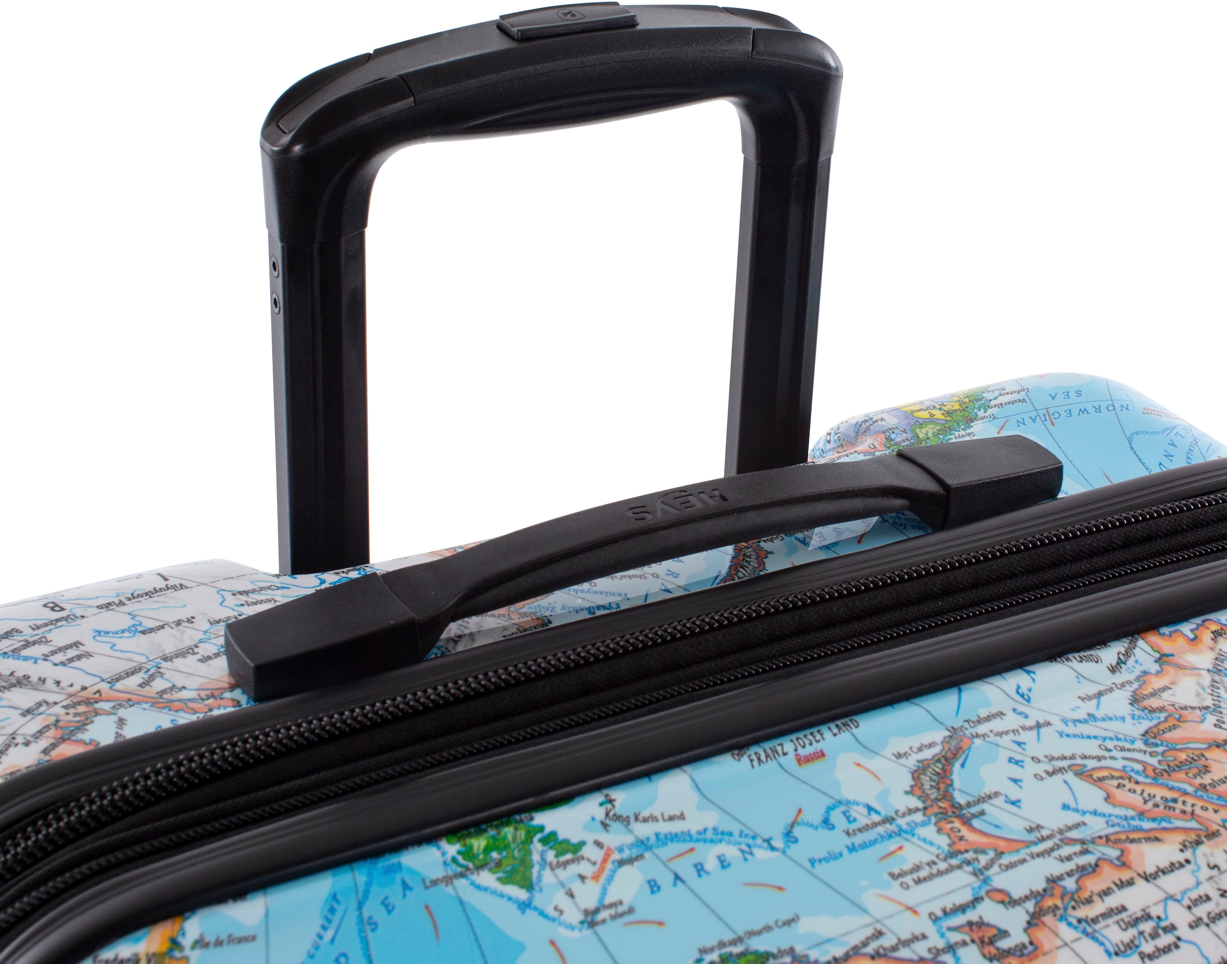 Heys Hartschalen-Trolley »Journey 3G bunt, 66 cm«, 4 Rollen, Heys x Joachim Llambi Reisegepäck TSA Schloss Volumenerweiterung