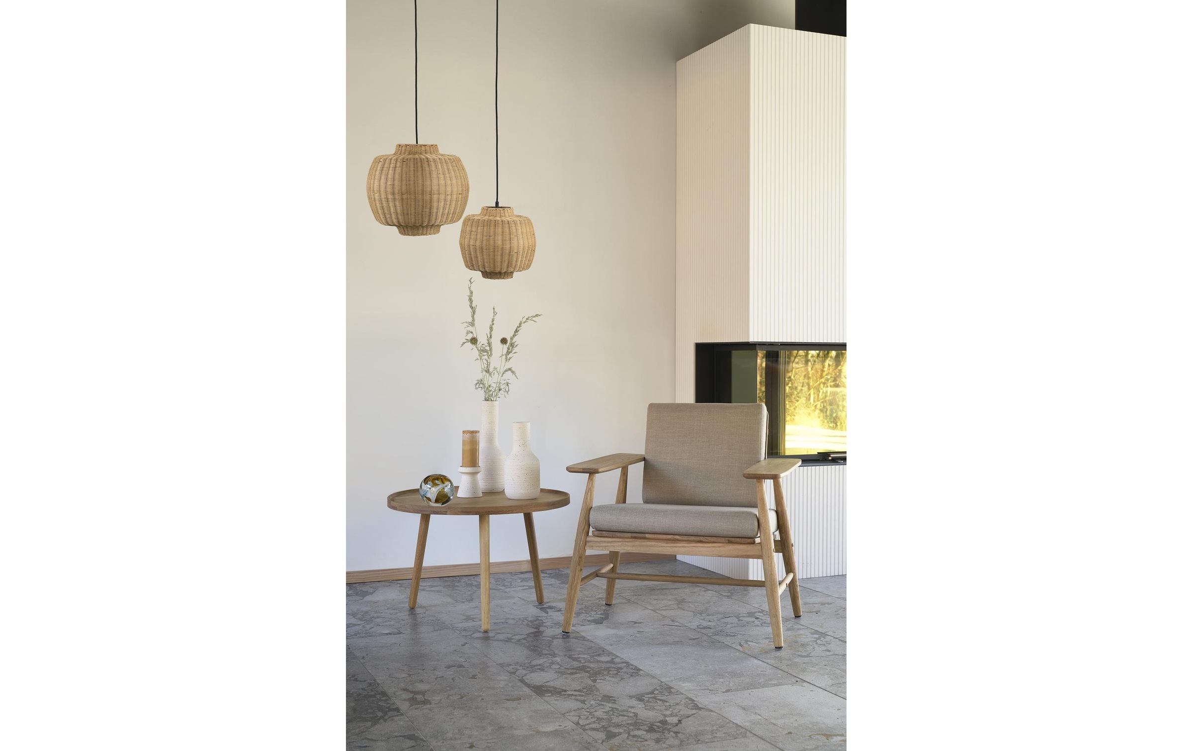 Villa Collection Denmark Pendelleuchte »Vilna Ø 50 cm, E27, 40W,«, 1 flammig-flammig